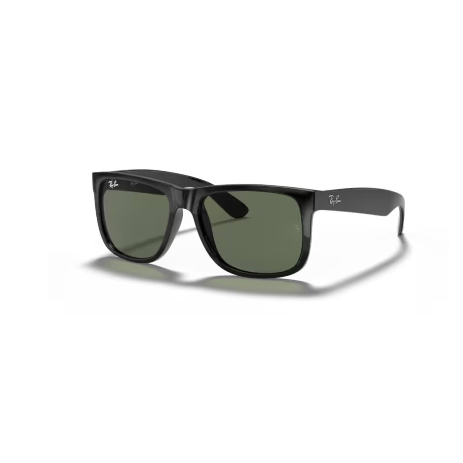 Ray-Ban RB 4165 60171 55 Justin Unisex Kare Siyah Kemik Güneş Gözlüğü