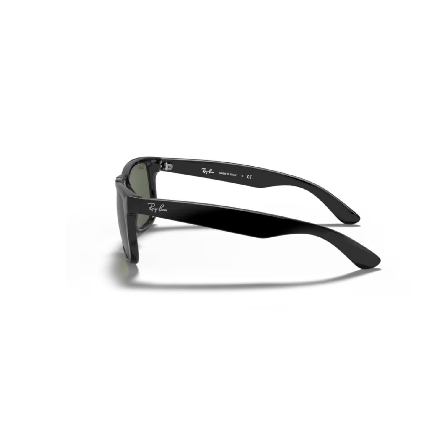 Ray-Ban RB 4165 60171 55 Justin Unisex Kare Siyah Kemik Güneş Gözlüğü
