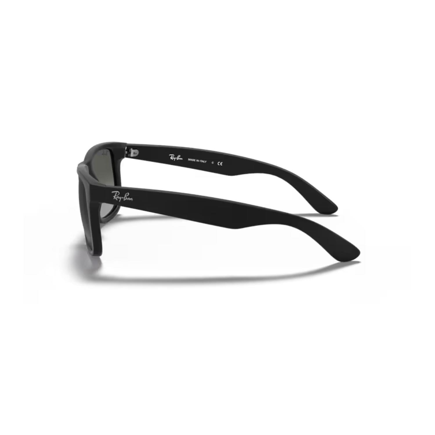 Ray-Ban RB 4165 6018G 55 Justin Unisex Kare Siyah Kemik Güneş Gözlüğü