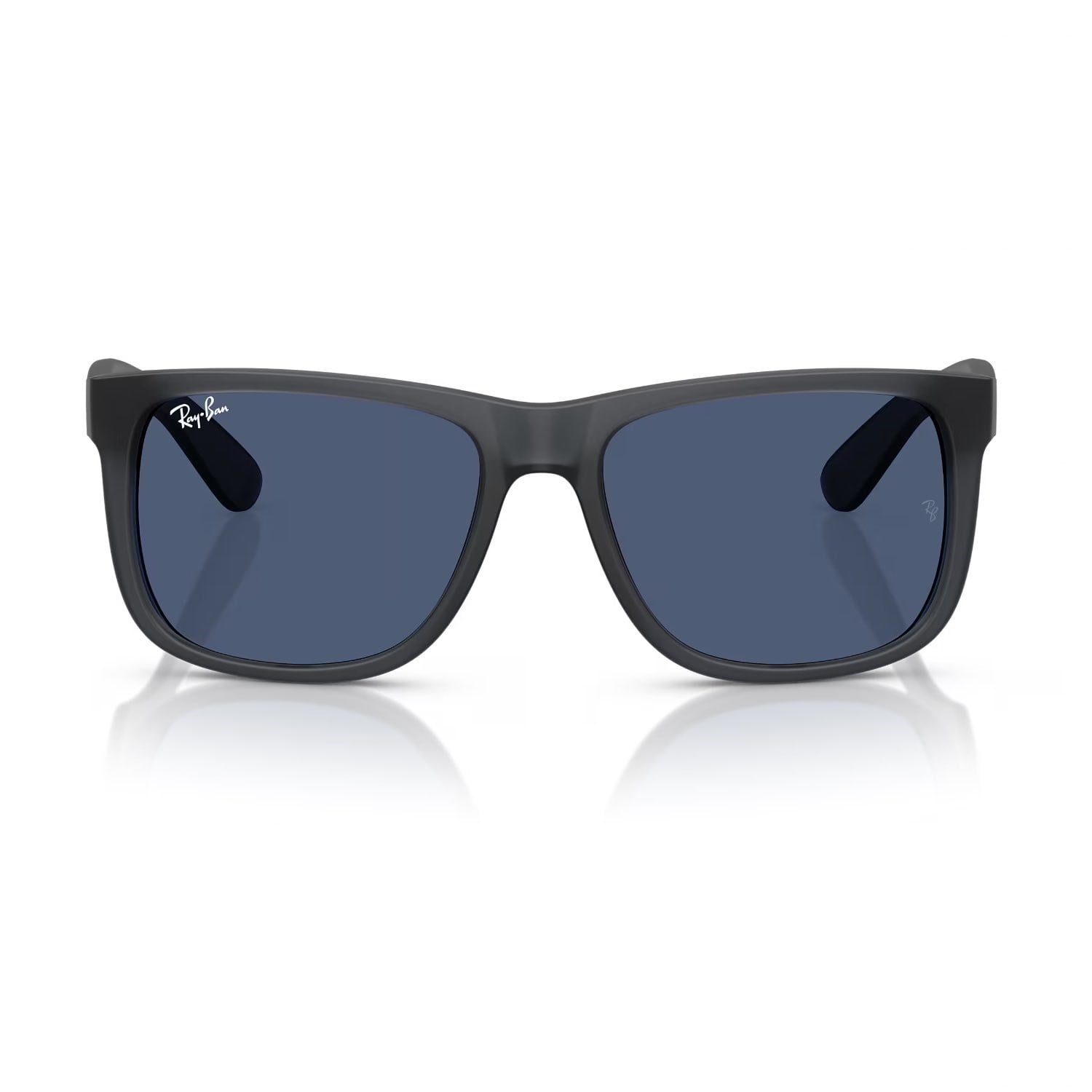 Ray-Ban RB 4165 687380 55 Justin Unisex Kare Gri Kemik Güneş Gözlüğü