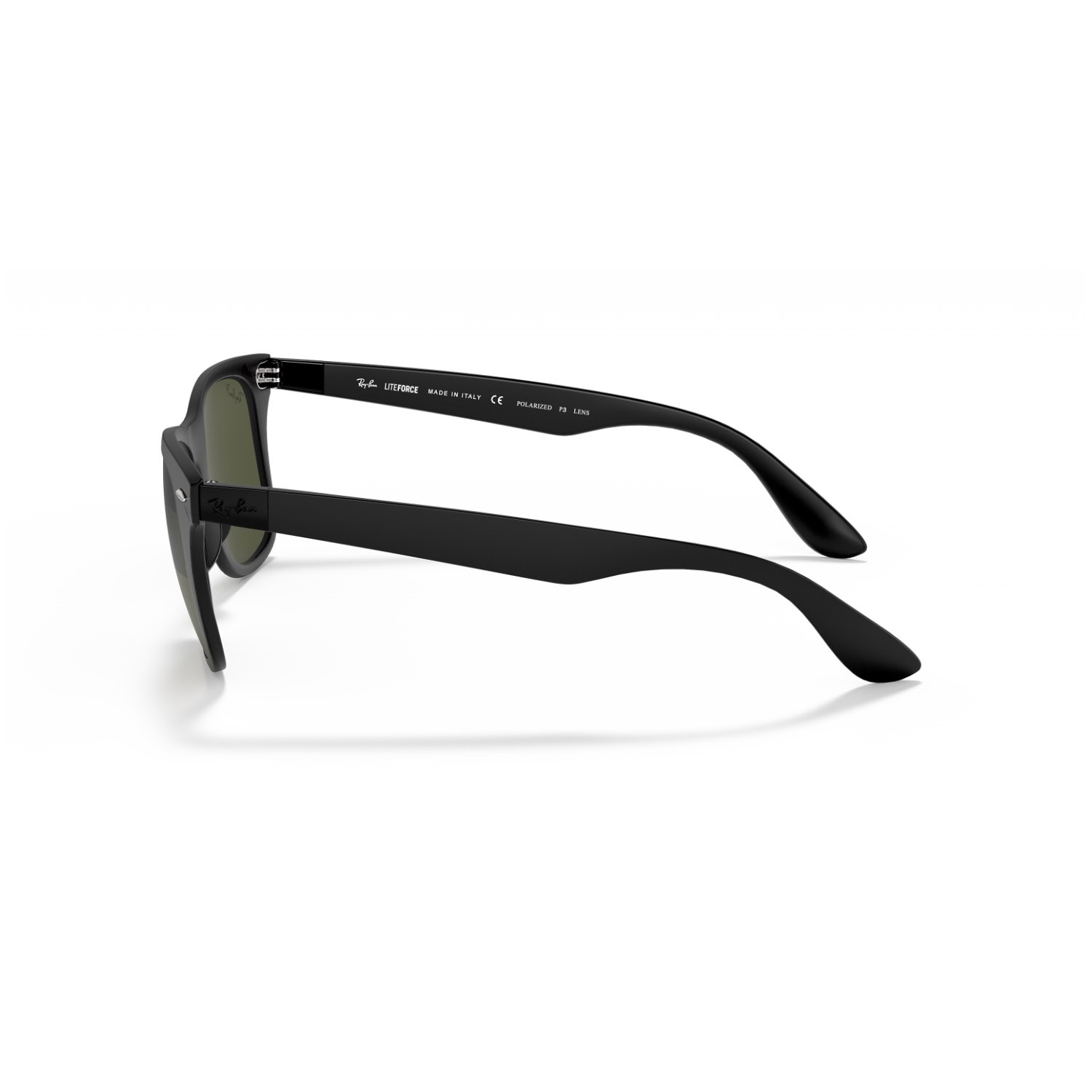 Ray-Ban RB 4195 601S9A 52 Wayfarer Liteforce Unisex Polarize Kare Siyah Kemik Güneş Gözlüğü