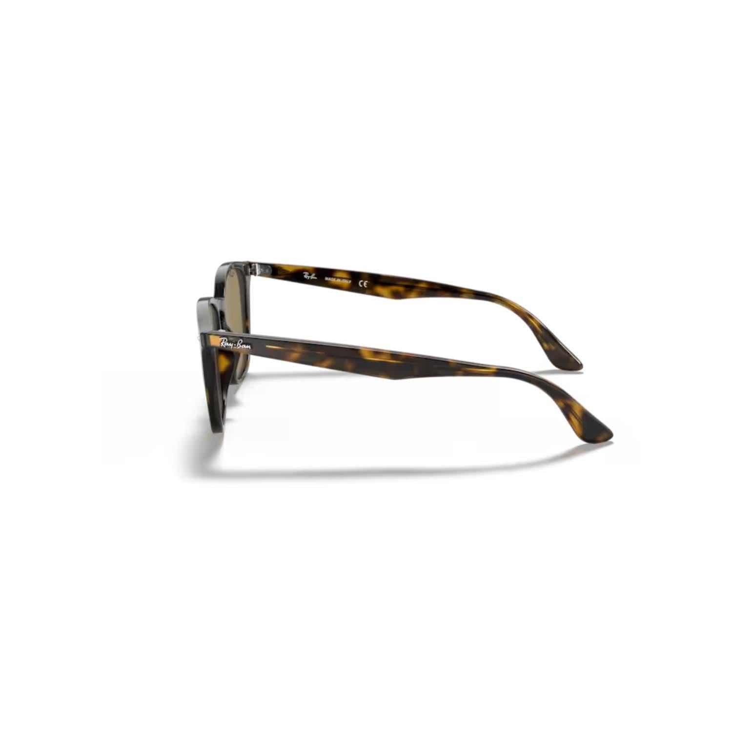 Ray-Ban RB 4258 71073 50 Unisex Kare Kırçıllı Kahverengi Kemik Güneş Gözlüğü