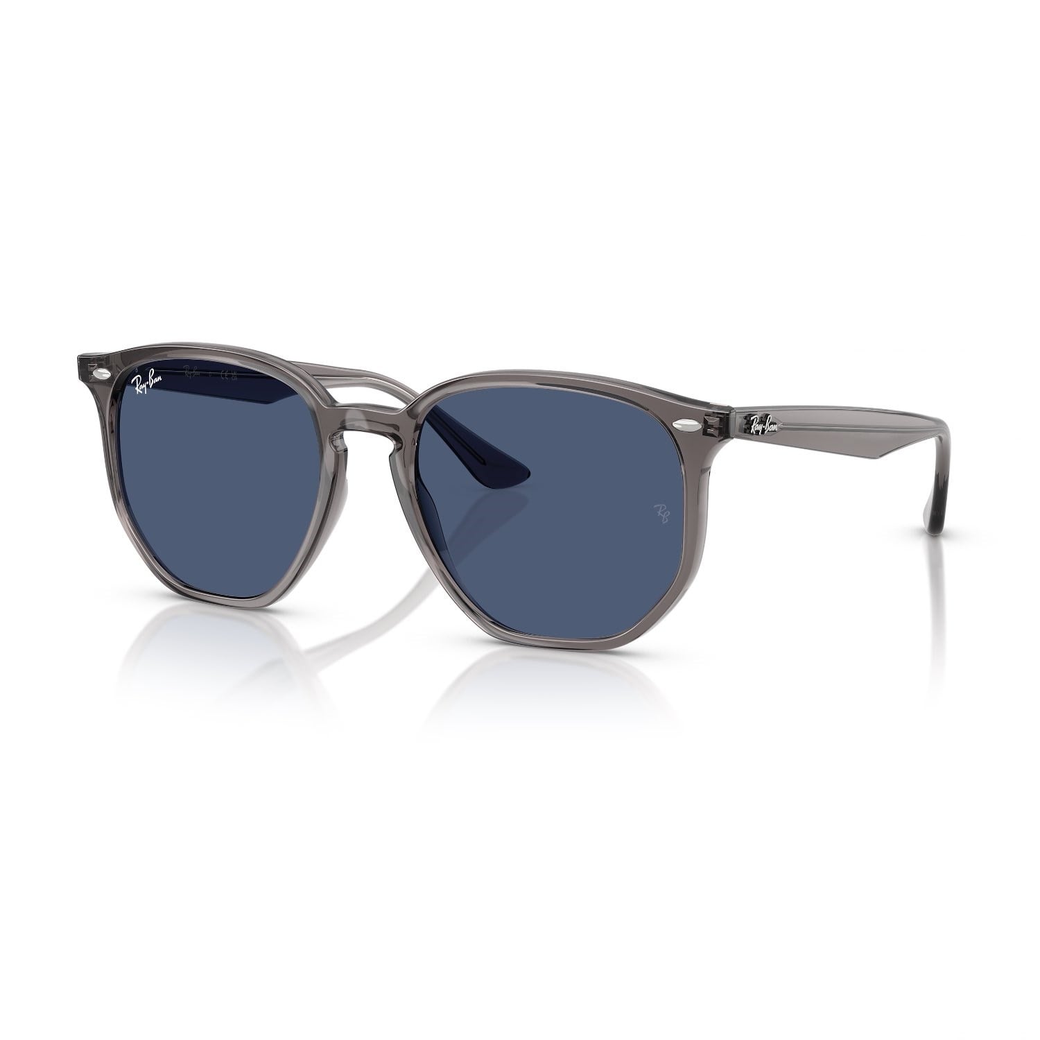 Ray-Ban RB 4306 687380 54 Unisex Geometrik Gri Kemik Güneş Gözlüğü