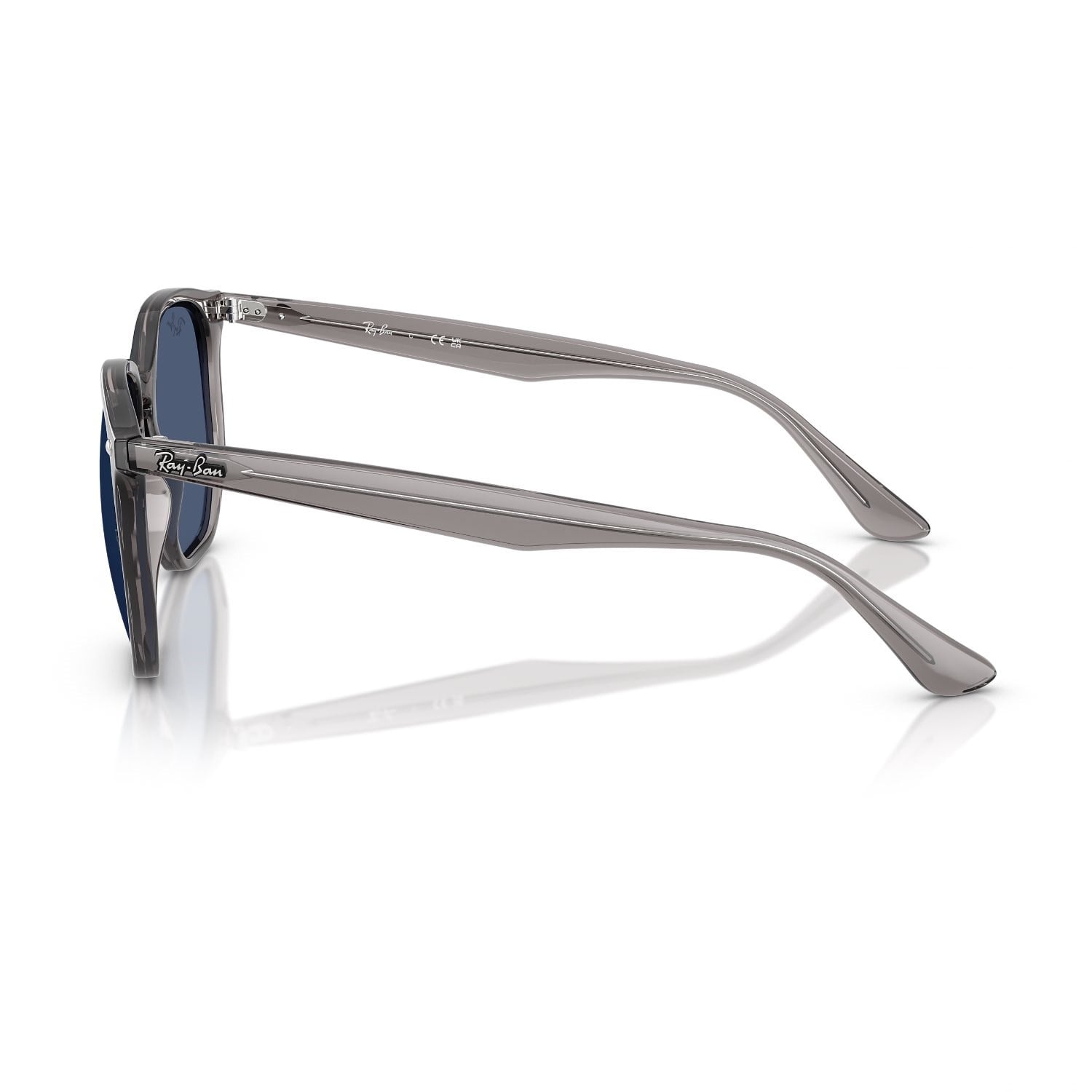 Ray-Ban RB 4306 687380 54 Unisex Geometrik Gri Kemik Güneş Gözlüğü