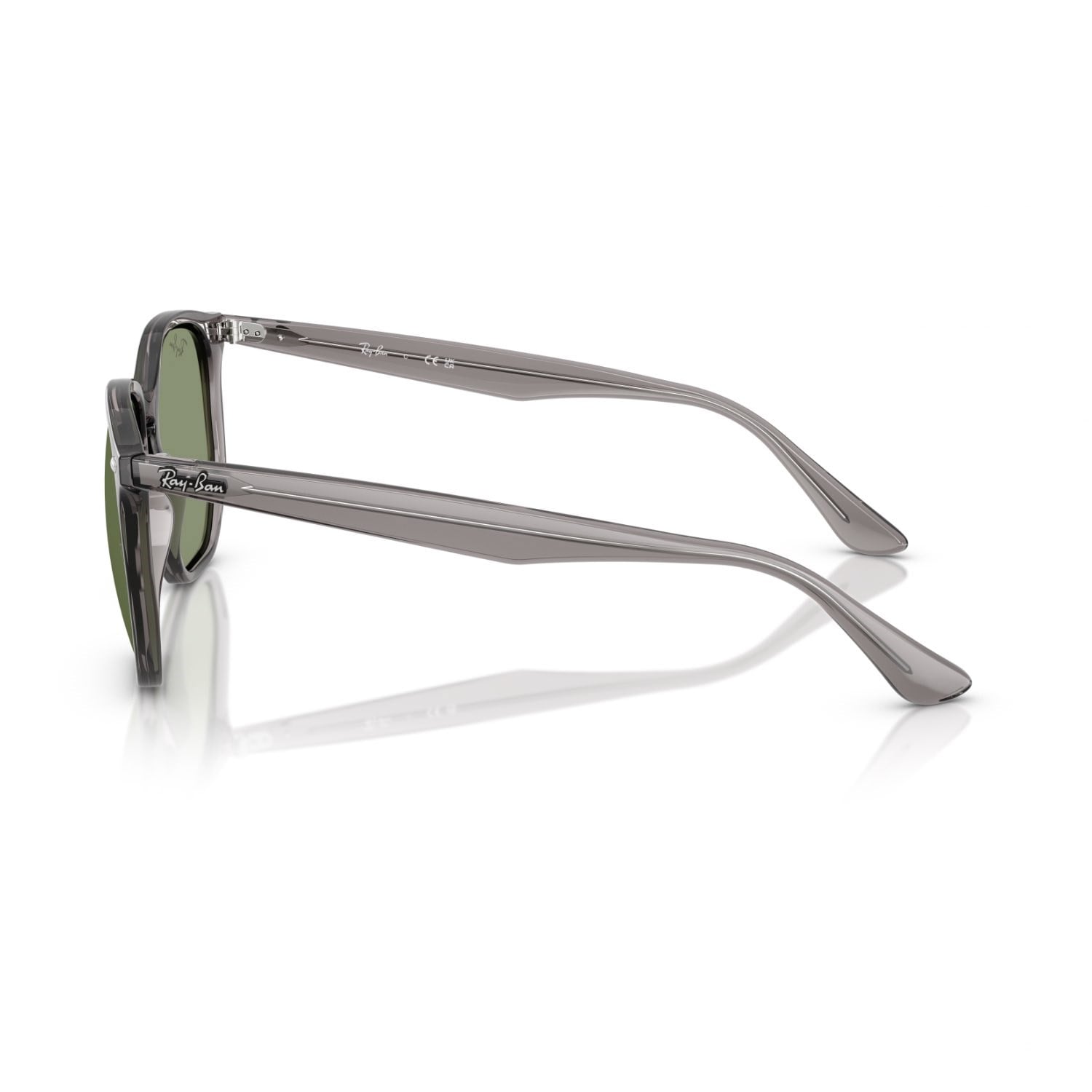 Ray-Ban RB 4306 687382 54 Unisex Geometrik Gri Kemik Güneş Gözlüğü