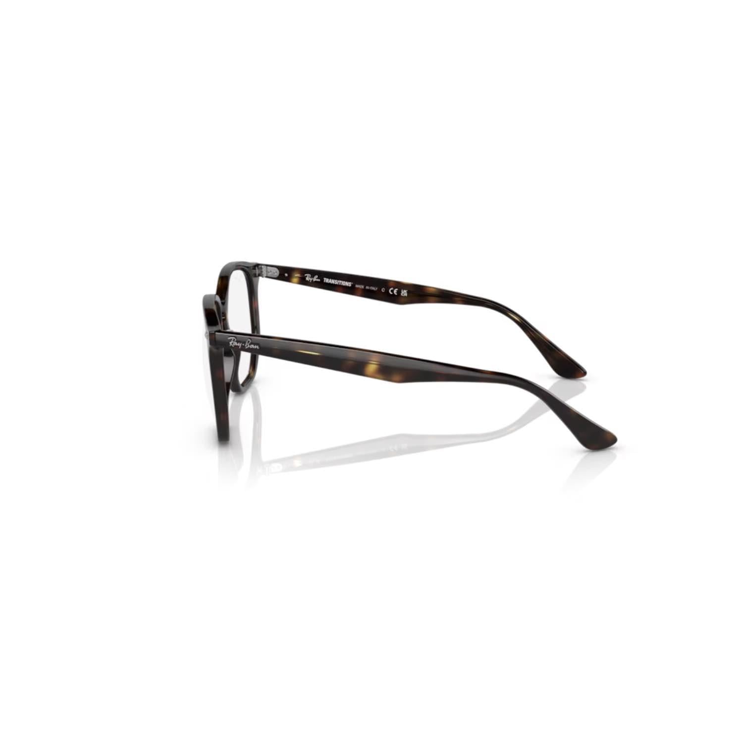 Ray-Ban RB 4306 710M1 54  Photochromic Unisex Geometrik Kırçıllı Kahverengi Kemik Güneş Gözlüğü