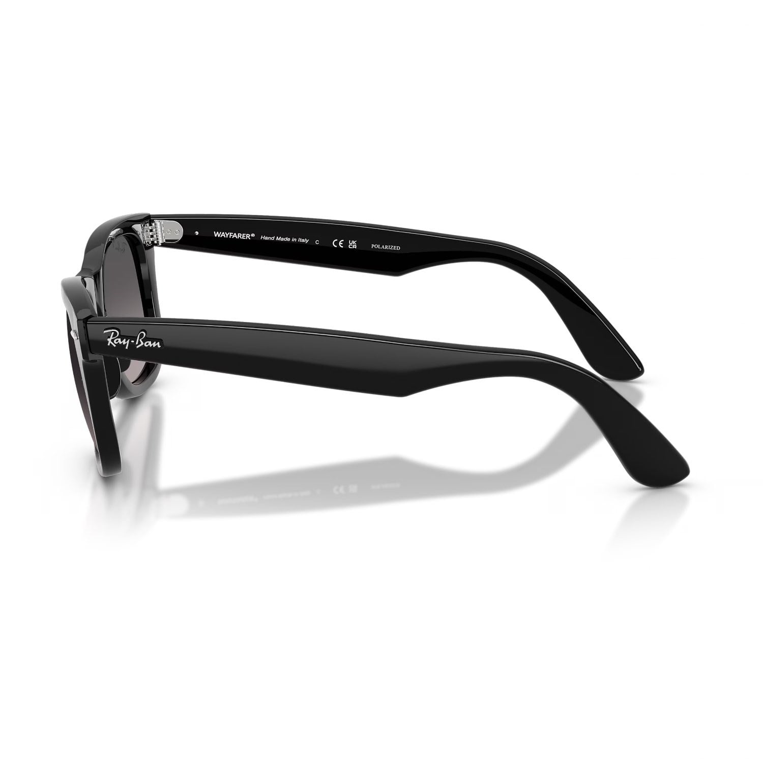 Ray-Ban RB 4340 601M3 50 Wayfarer Unisex Polarize Kare Siyah Kemik Güneş Gözlüğü