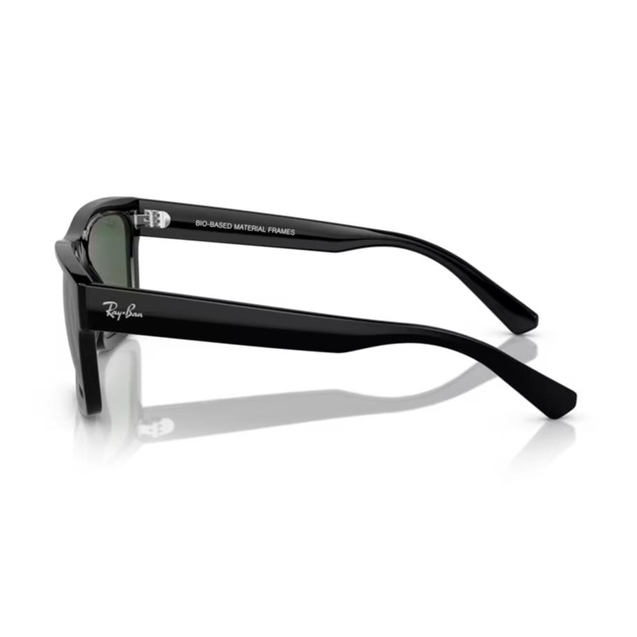 Ray-Ban RB 4396 667771 57 Unisex Dikdörtgen Siyah Kemik Güneş Gözlüğü