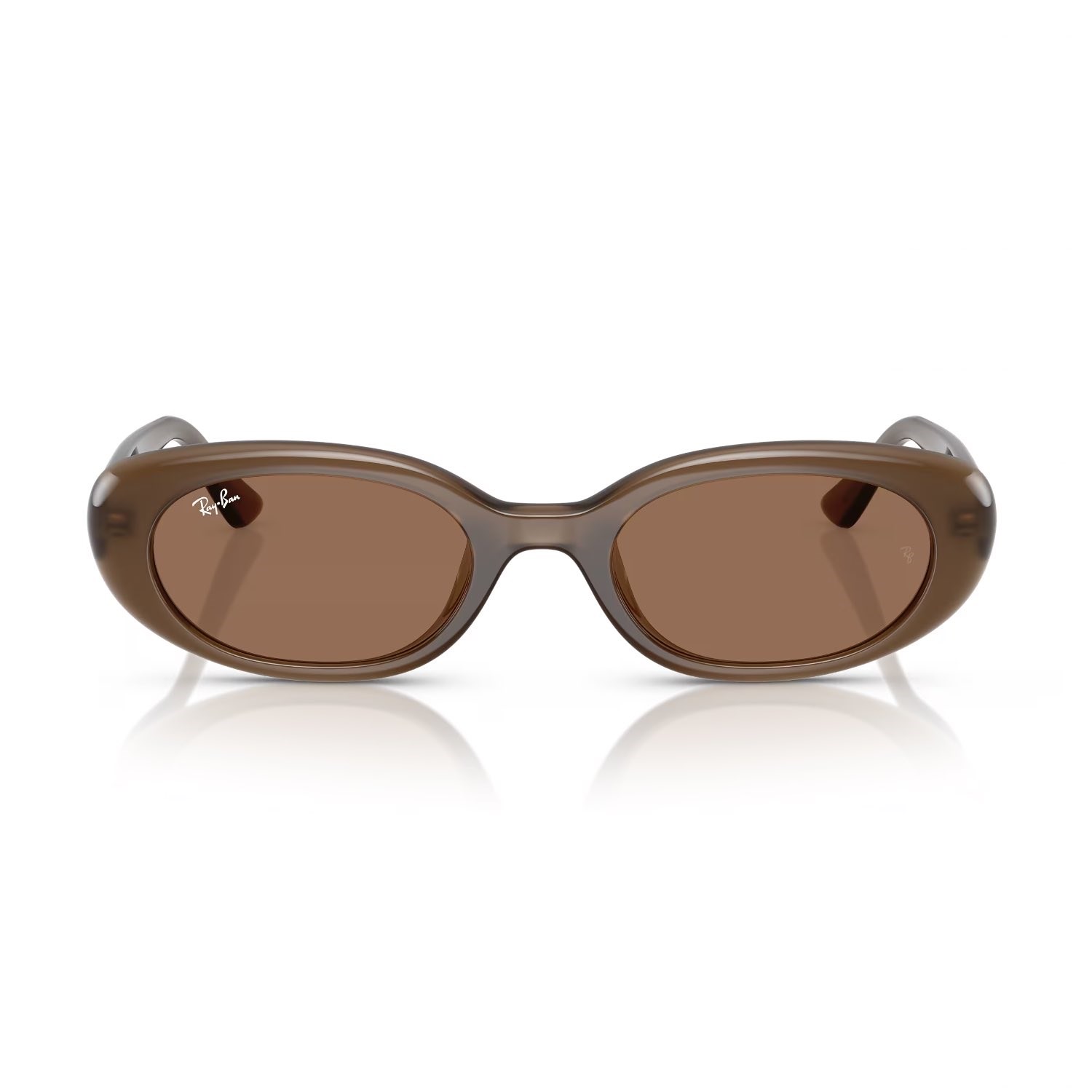 Ray-Ban RB 4441D 677973 53 Unisex Yastık Kahverengi Kemik Güneş Gözlüğü