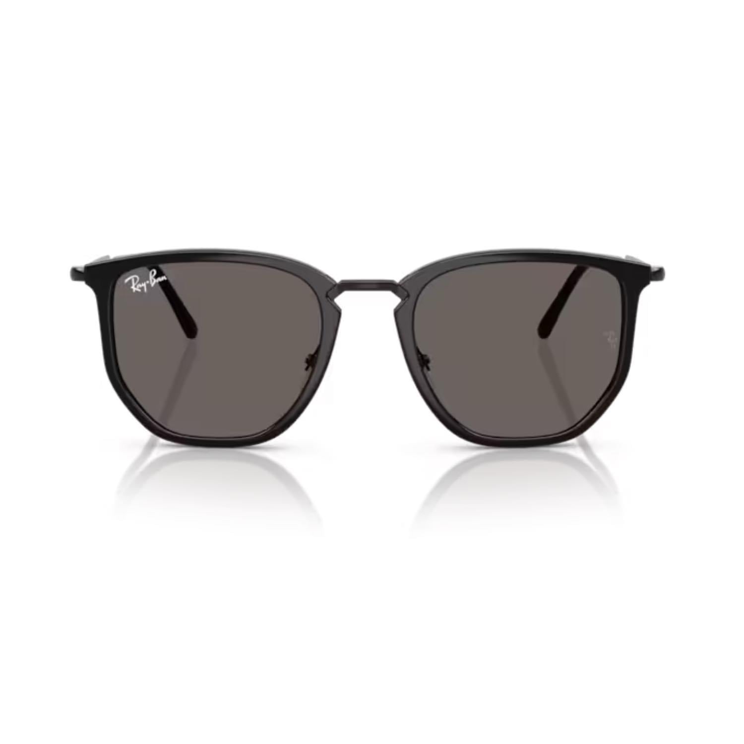 Ray-Ban RB 4451 601B1 53 Unisex Geometrik Siyah Kombine Güneş Gözlüğü