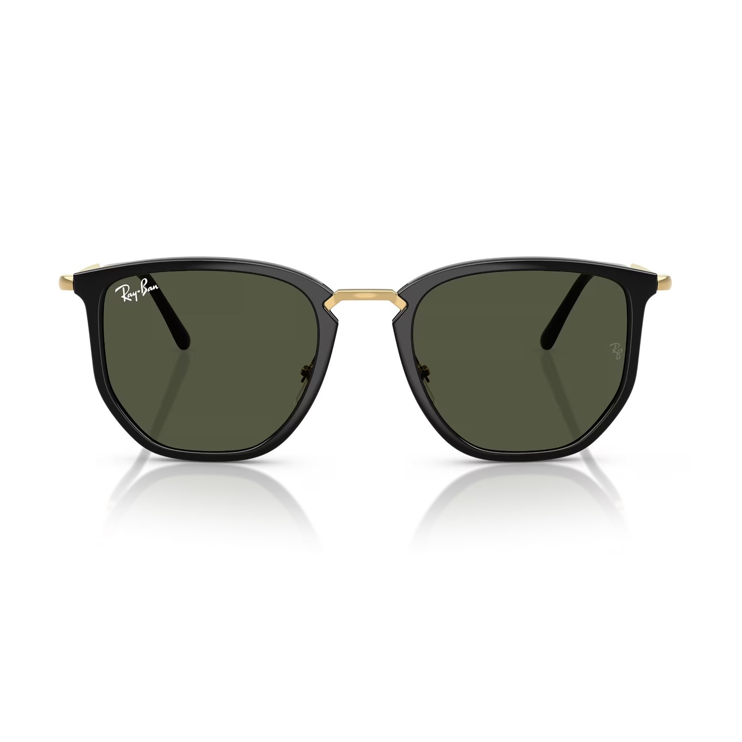 Ray-Ban RB 4451 630631 50 Unisex Geometrik Siyah Kombine Kemik Güneş Gözlüğü
