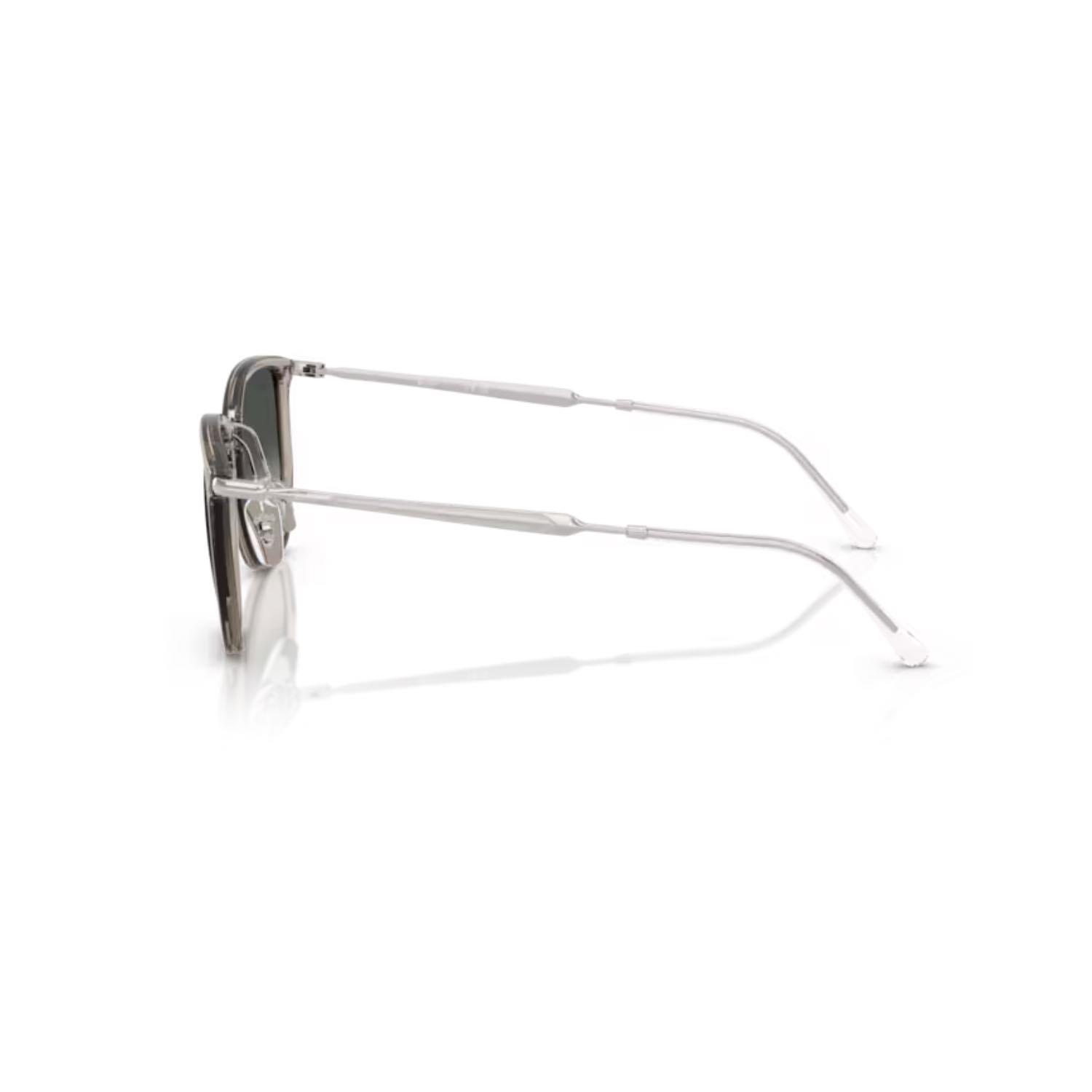 Ray-Ban RB 4451 680271 50 Unisex Geometrik Şeffaf Gri Kombine Kemik Güneş Gözlüğü