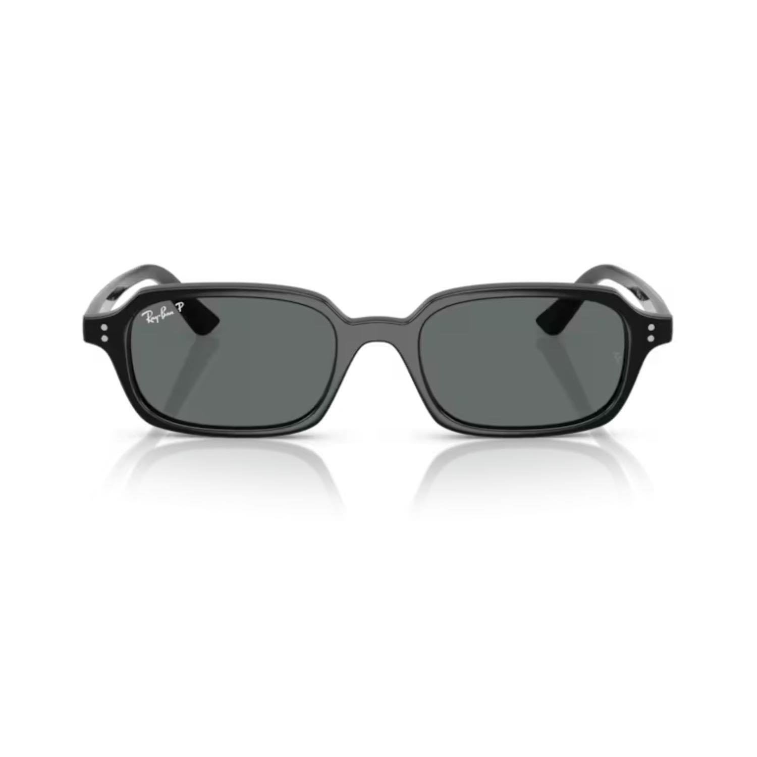 Ray-Ban RB 4455 667781 52 Polarize Zuri Unisex Yastık Siyah Kemik Güneş Gözlüğü