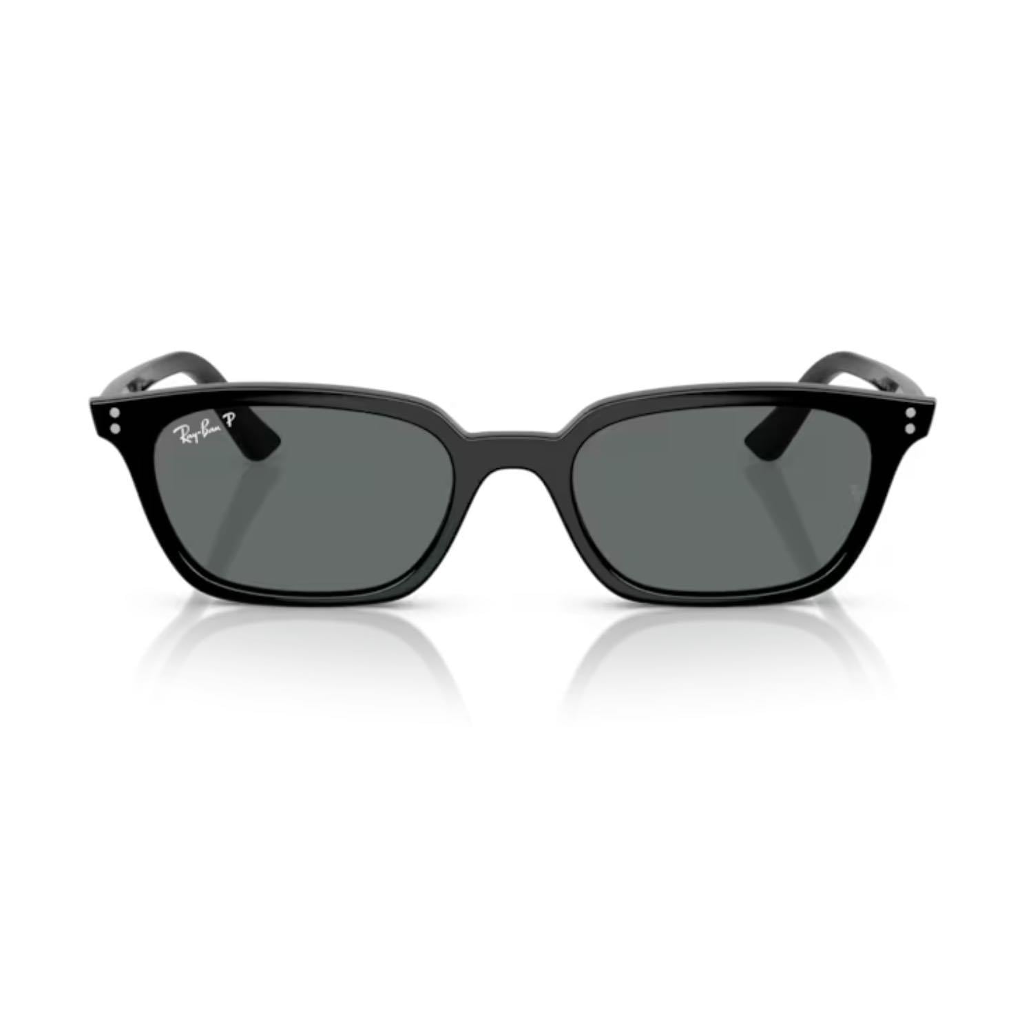 Ray-Ban RB 4456 667781 53 Polarize Zaya Unisex Yastık Siyah Kemik Güneş Gözlüğü