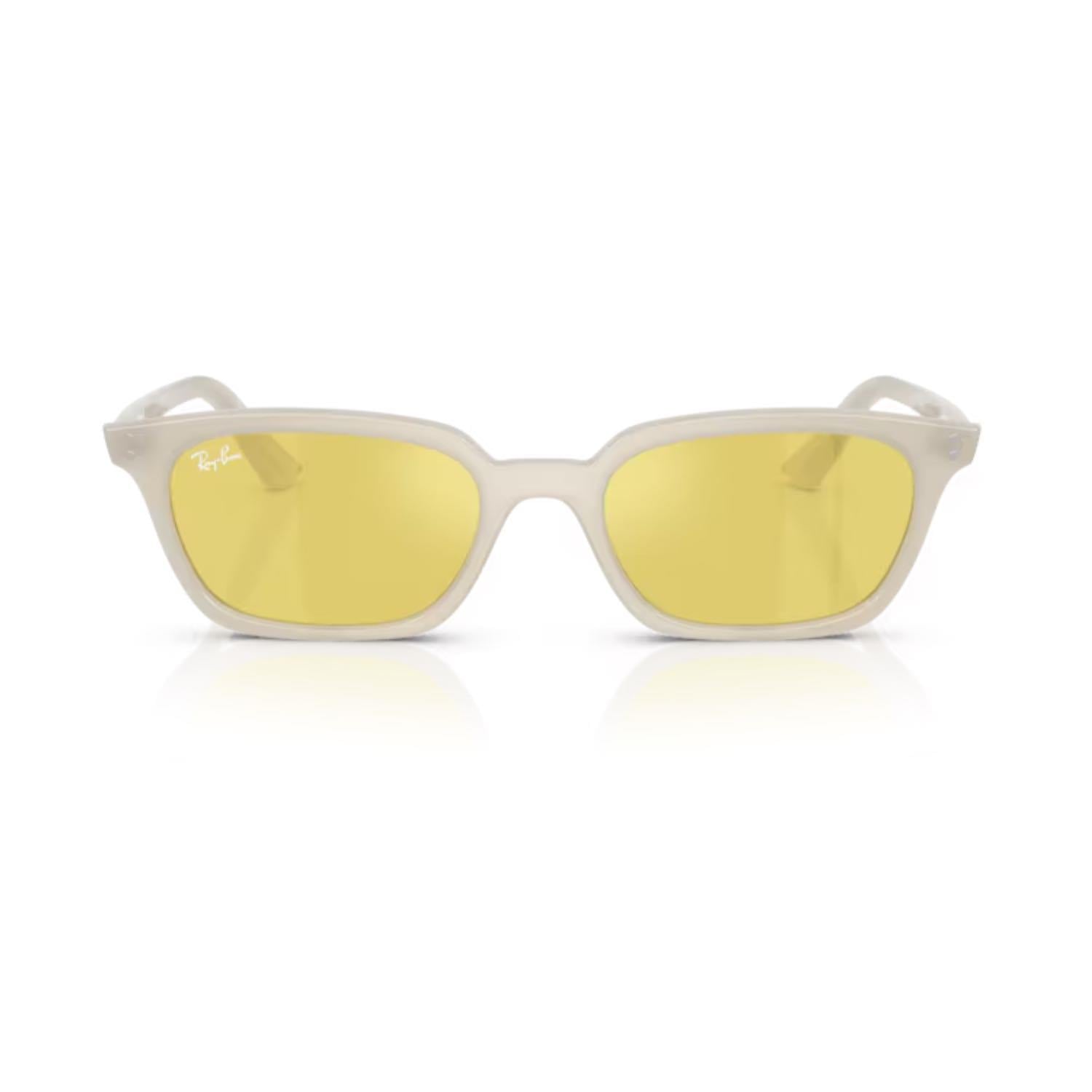 Ray-Ban RB 4456 68086D 50 Aynalı Zaya Unisex Yastık Beyaz Güneş Gözlüğü