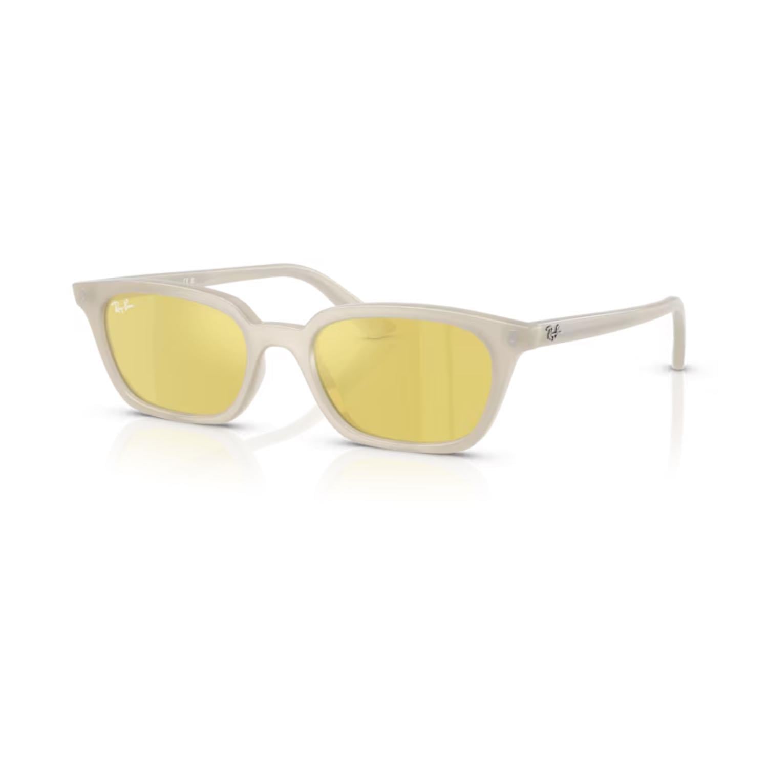 Ray-Ban RB 4456 68086D 50 Aynalı Zaya Unisex Yastık Beyaz Güneş Gözlüğü