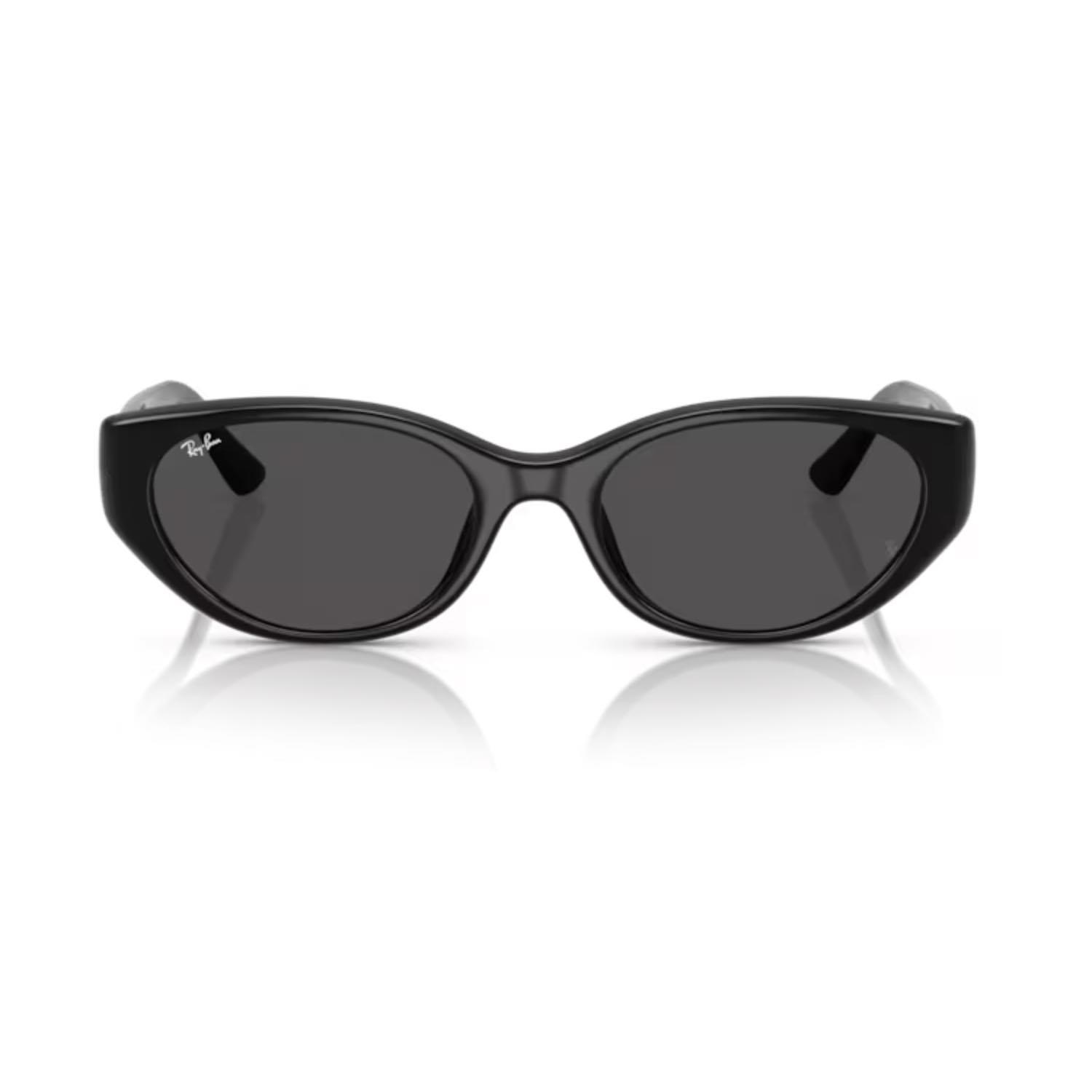 Ray Ban RB 4457D 667787 55 Unisex Yastık Siyah Kemik Güneş Gözlüğü