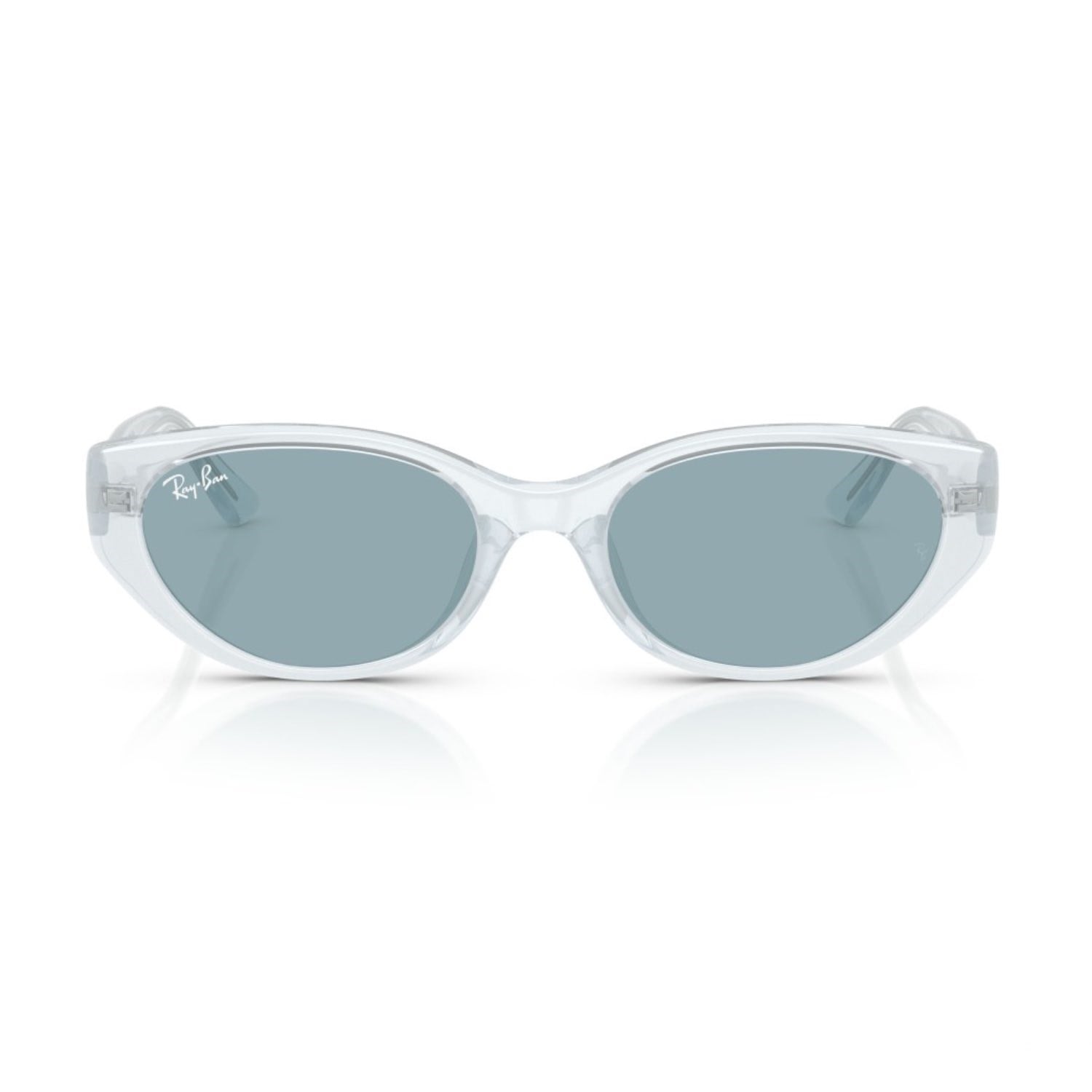 Ray-Ban RB 4457D 687280 55 Unisex Yastık Şeffaf Kemik Güneş Gözlüğü