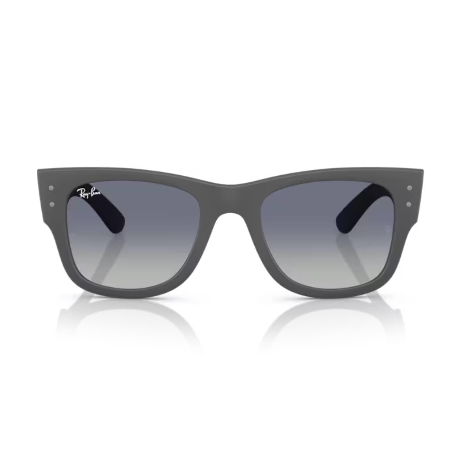 Ray-Ban RB 4840S 60174L 50 Mega Wayfarer Liteforce Unisex Oval Gri Kemik Güneş Gözlüğü