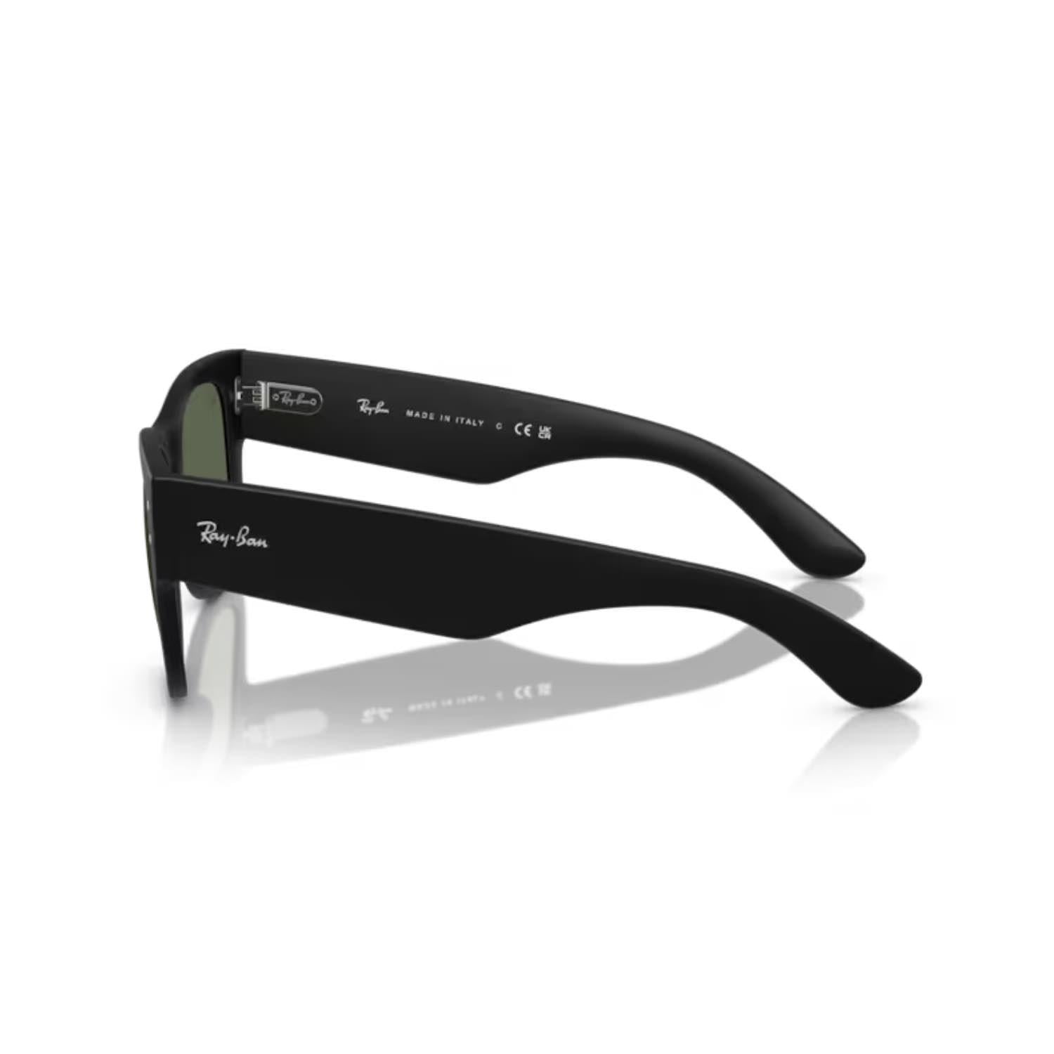 Ray Ban RB 4840S 601S71 52 Mega Wayfarer Liteforce Unisex Kare Siyah Kemik Güneş Gözlüğü