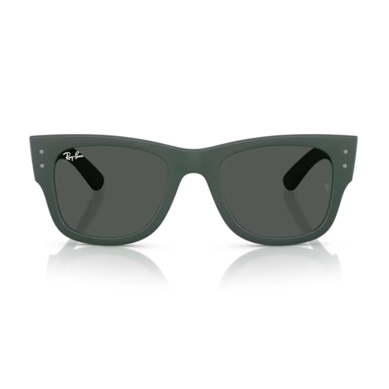 Ray-Ban RB 4840S 665787 50 Mega Wayfarer Liteforce Unisex Oval Yeşil Kemik Güneş Gözlüğü
