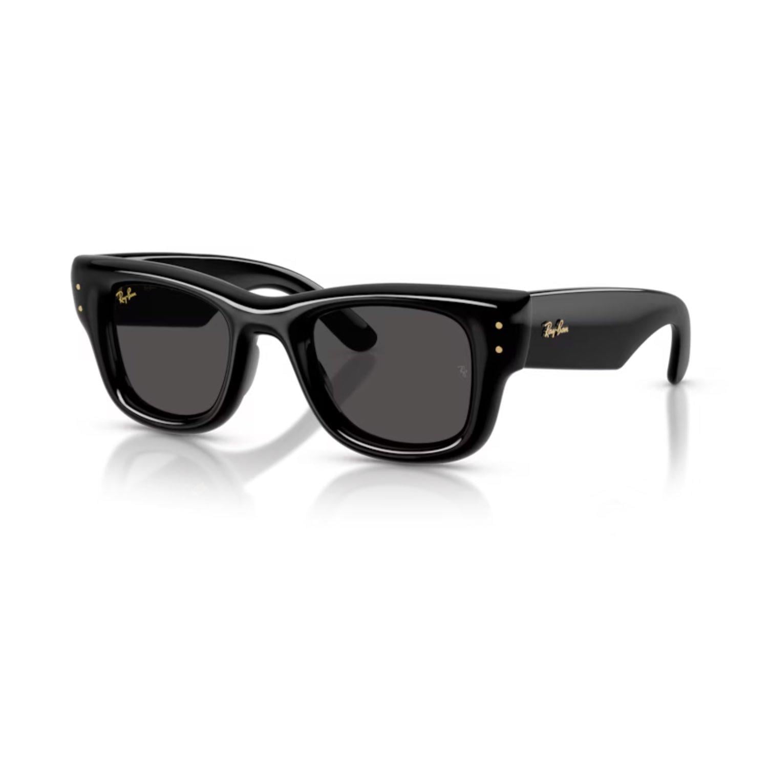  Ray-Ban RB 4940 60187 50 Wayfarer Puffer A$AP ROCKY Unisex Kare Siyah Kemik Güneş Gözlüğü