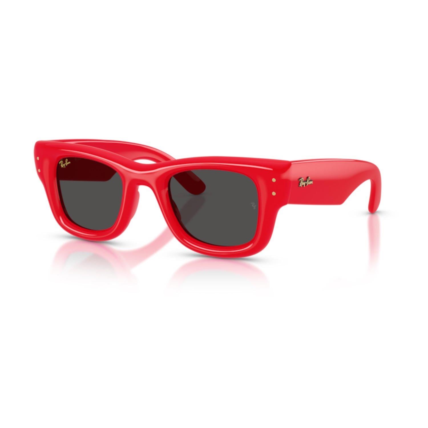 Ray-Ban RB 4940 683187 50 Wayfarer Puffer A$AP ROCKY Unisex Kare Sarı Kemik Güneş Gözlüğü
