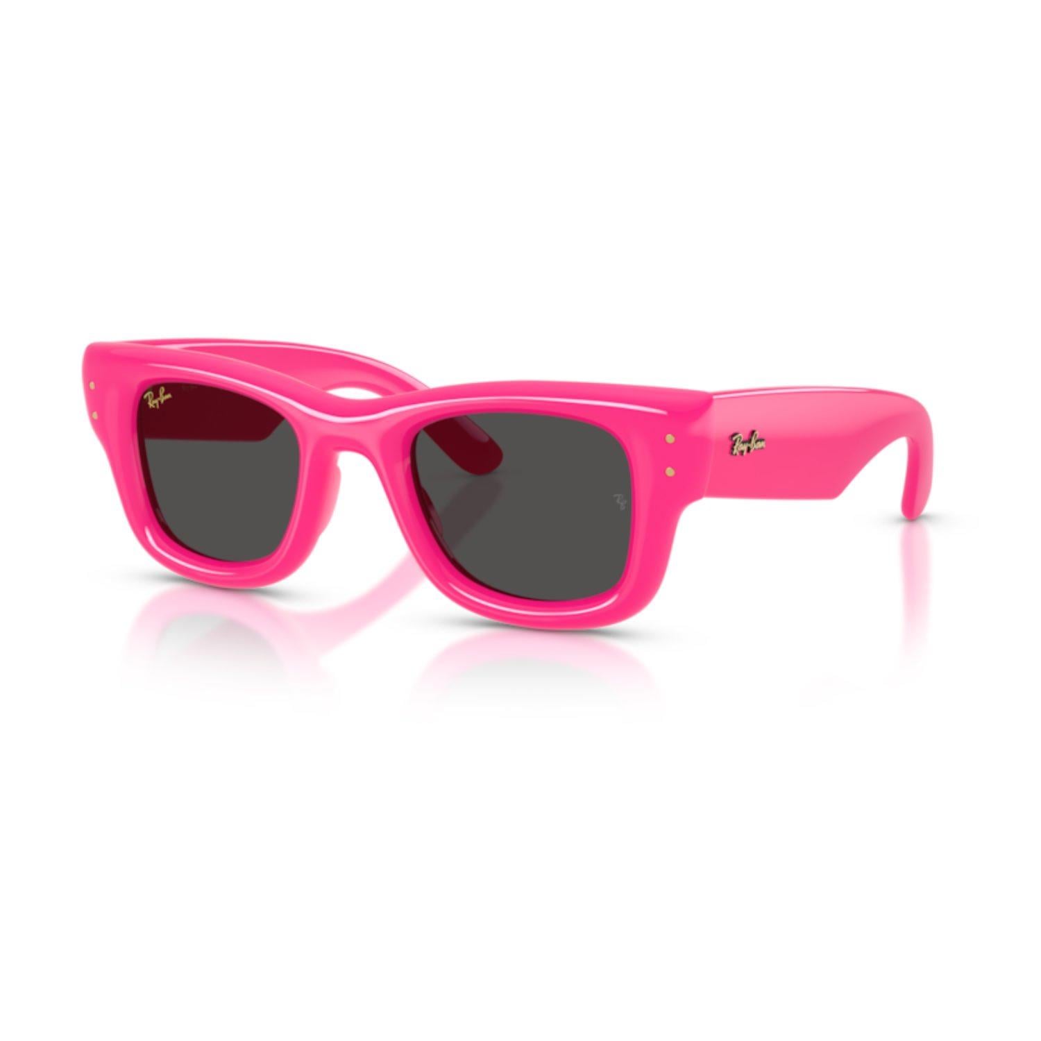 Ray-Ban RB 4940 683287 50 Wayfarer Puffer A$AP ROCKY Unisex Kare Pembe Kemik Güneş Gözlüğü