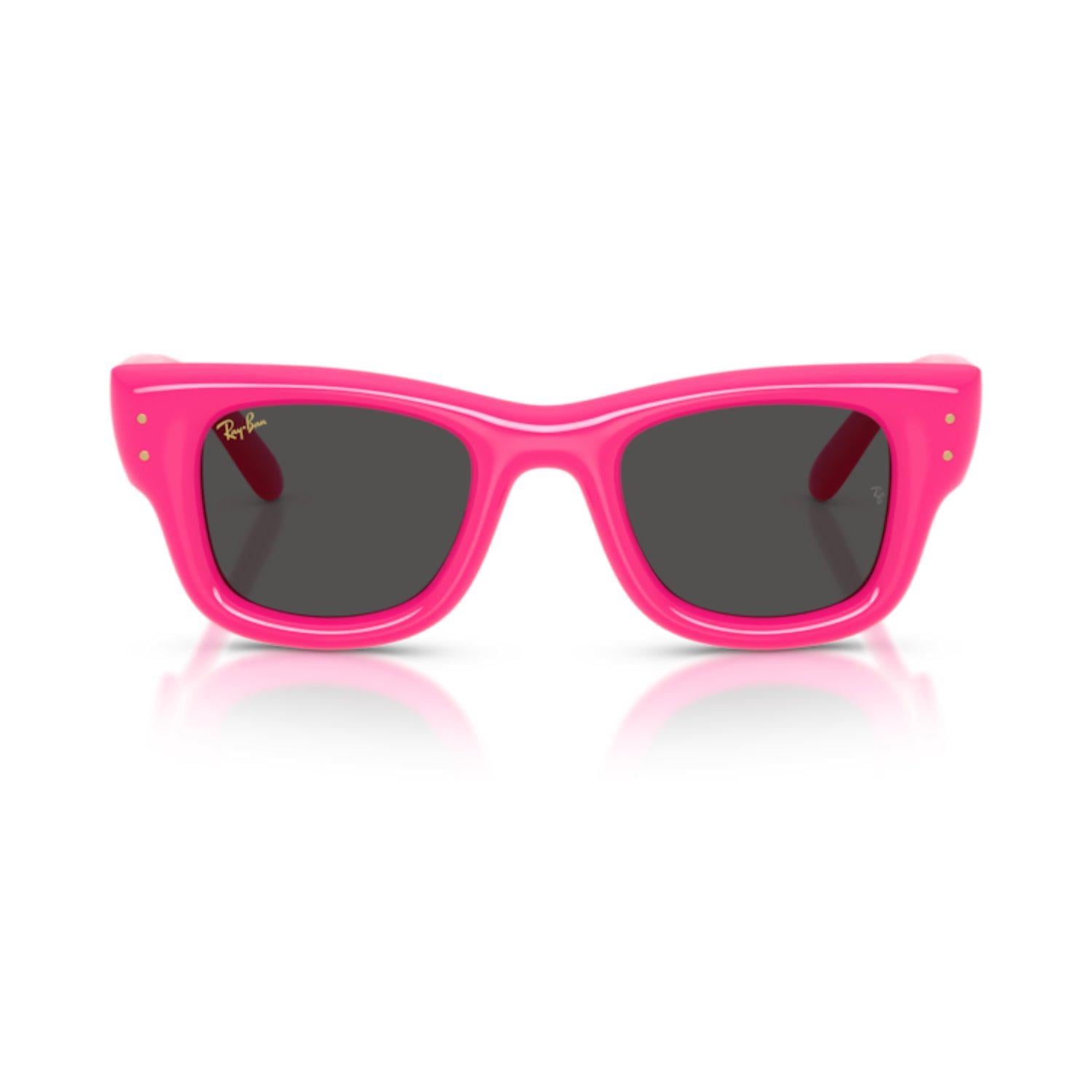 Ray-Ban RB 4940 683287 50 Wayfarer Puffer A$AP ROCKY Unisex Kare Pembe Kemik Güneş Gözlüğü