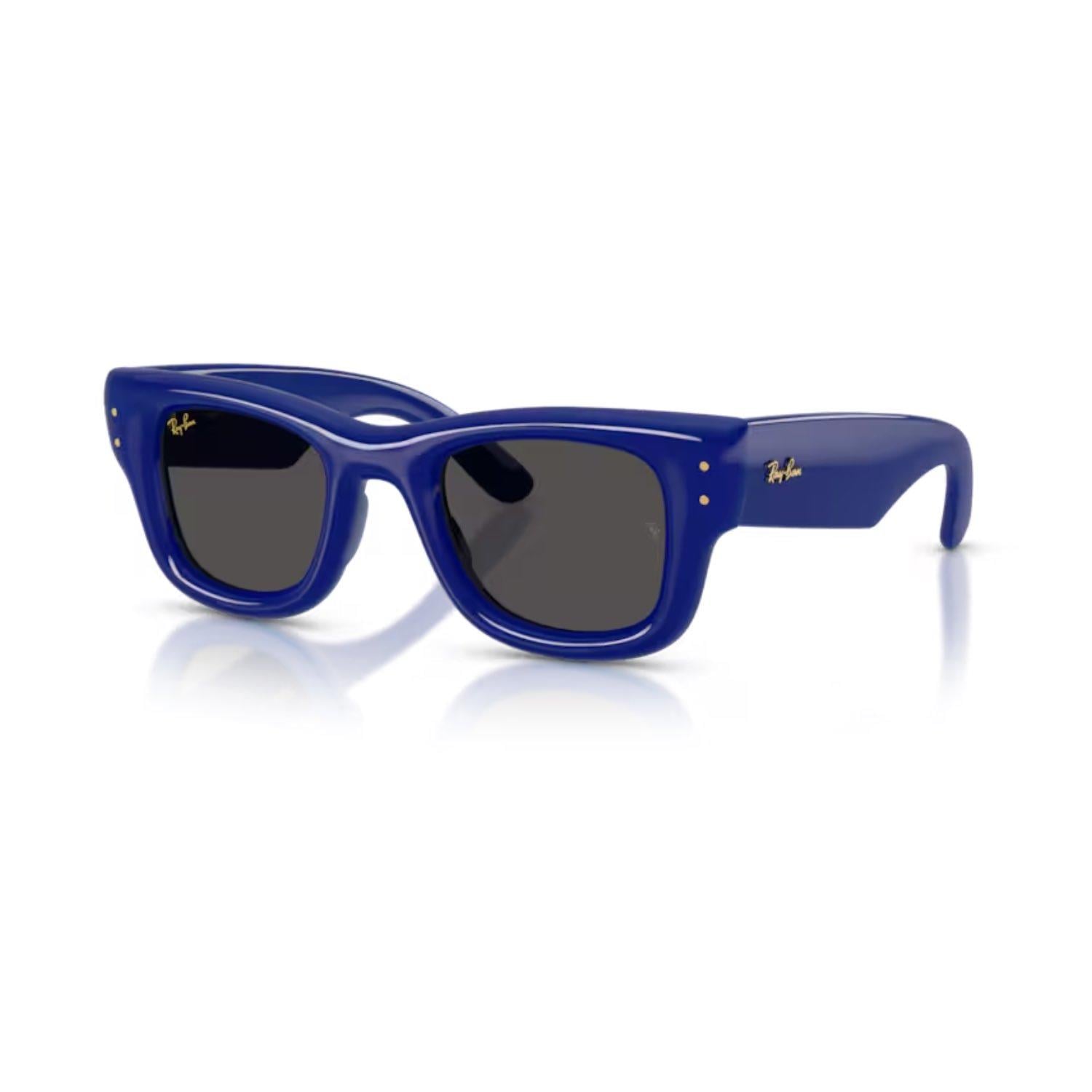 Ray-Ban RB 4940 683387 50 Wayfarer Puffer A$AP ROCKY Unisex Kare Mavi Kemik Güneş Gözlüğü