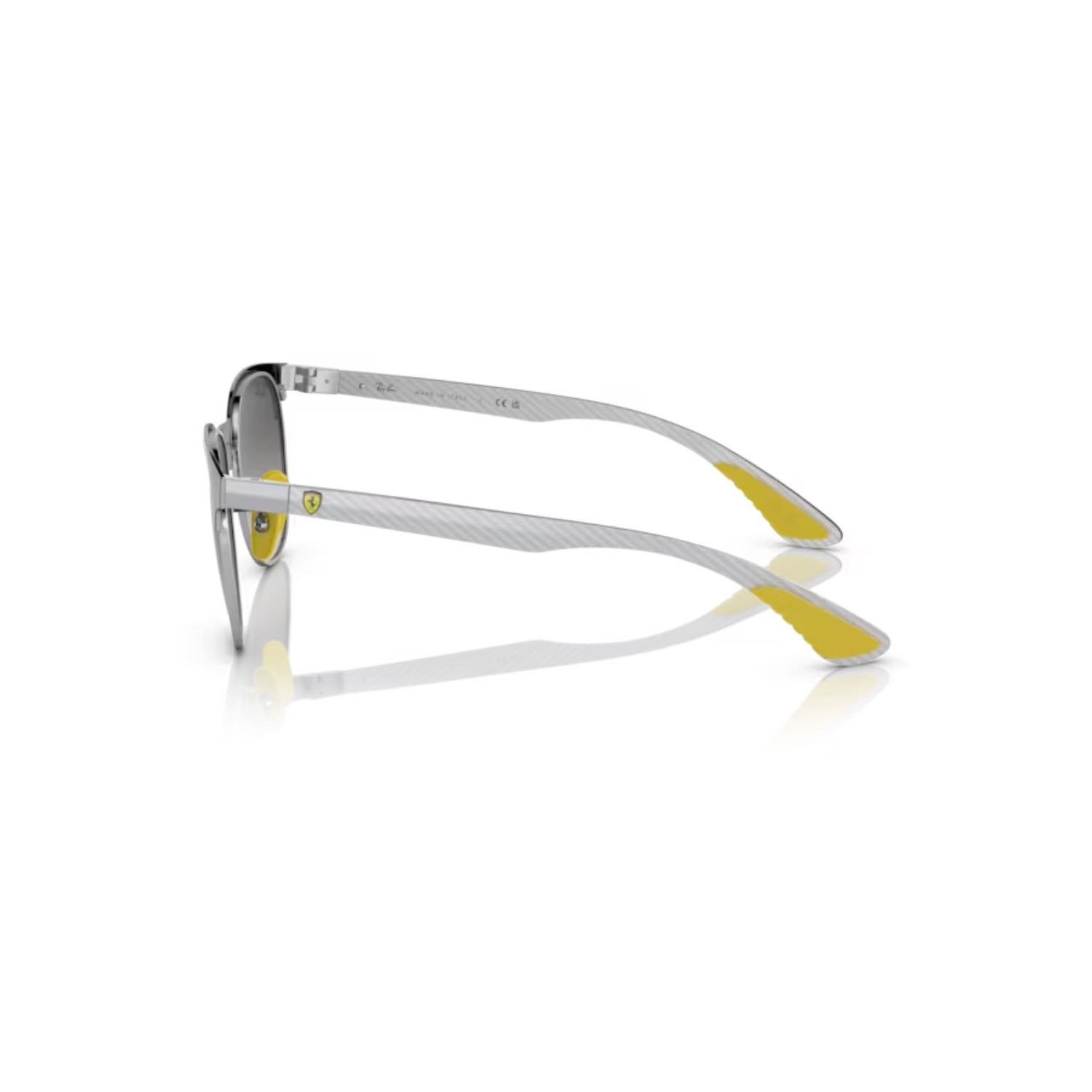 Ray-Ban RB 8327M F08011 53 Unisex Oval Gri Metal Güneş Gözlüğü