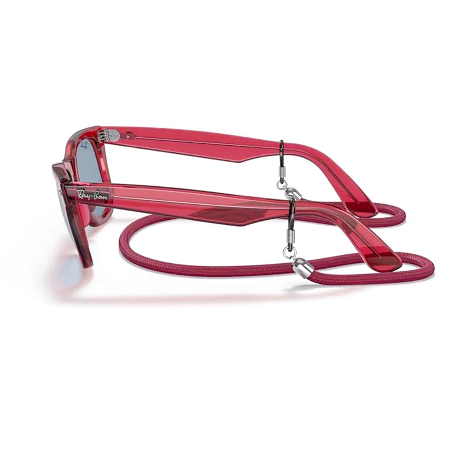 Ray-Ban RB 2140 661456 50 Wayfarer Unisex Kırmızı Kemik Güneş Gözlüğü