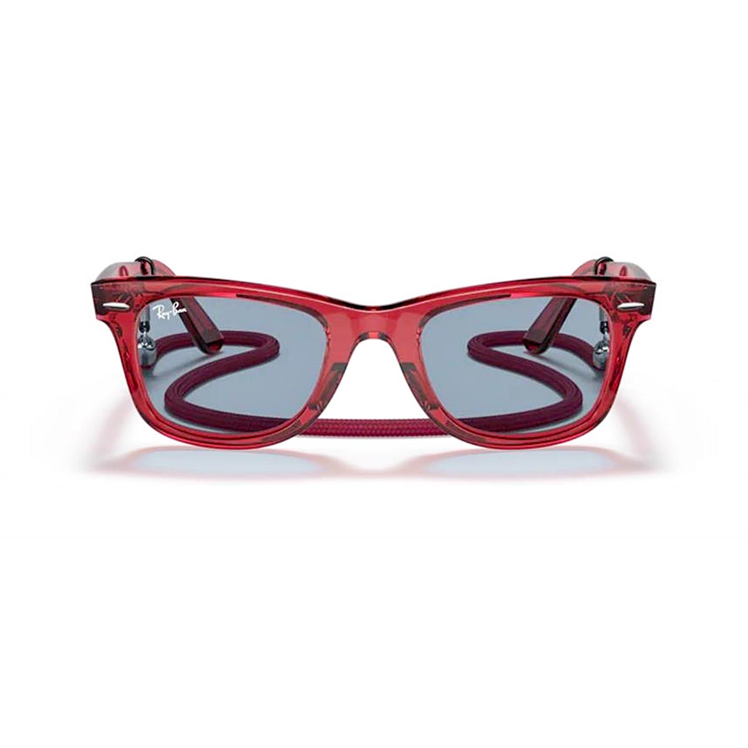 Ray-Ban RB 2140 661456 50 Wayfarer Unisex Kırmızı Kemik Güneş Gözlüğü