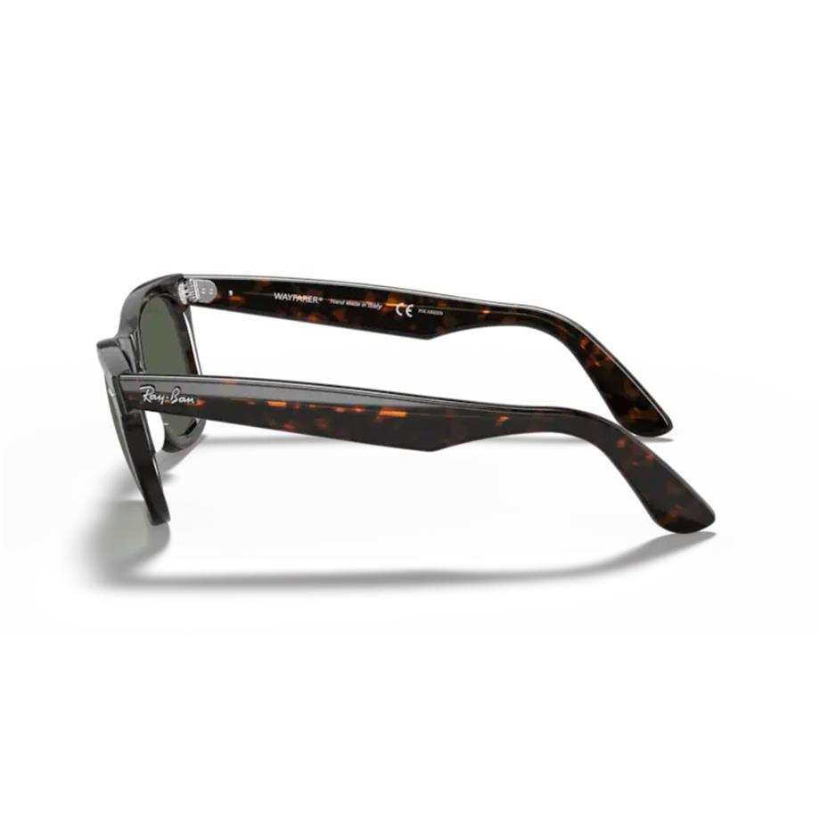 Ray-Ban RB 2140 90258 50 Wayfarer Polarize Unisex Kırçıllı Kahverengi Kemik Güneş Gözlüğü