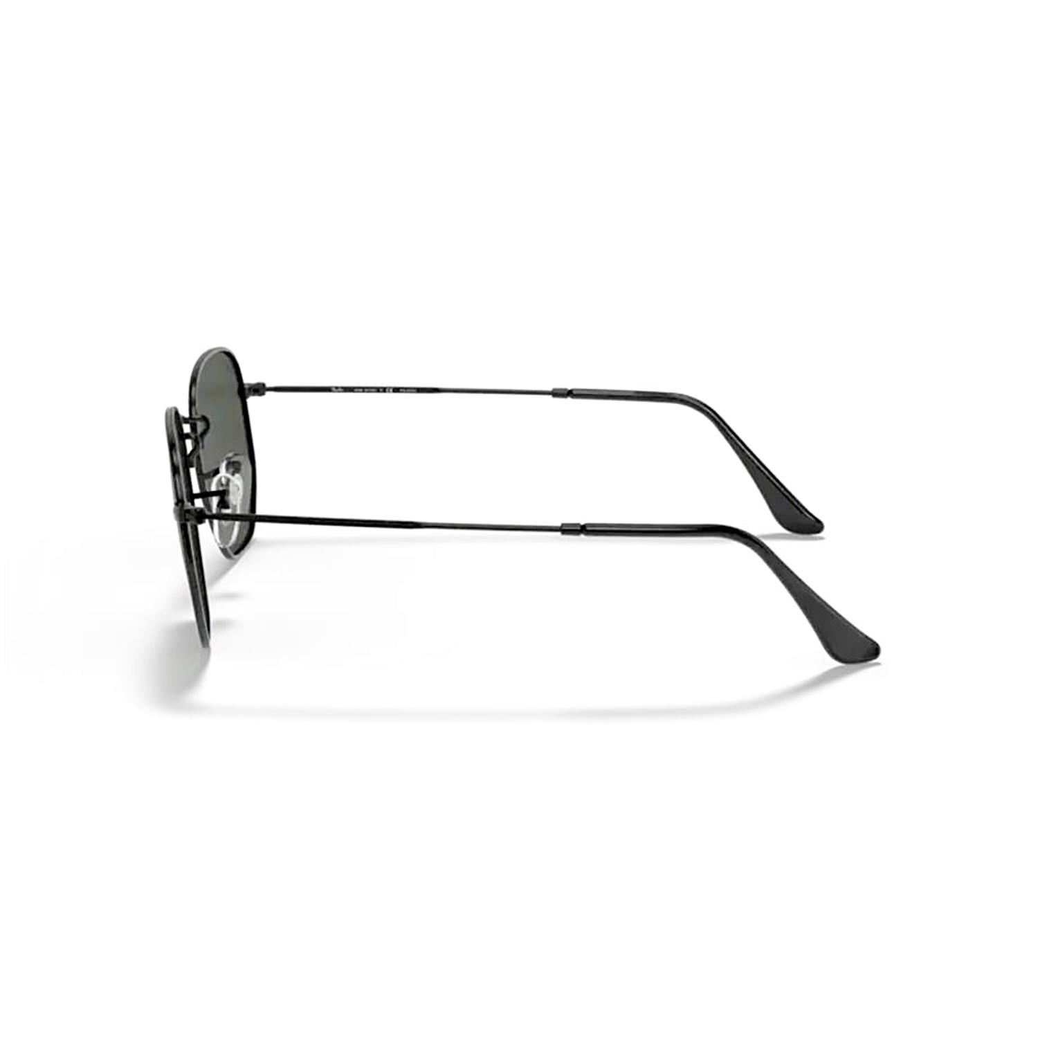 Ray-Ban RB 3548N 00258 54 Polarize Unisex Siyah Metal Geometrik Güneş Gözlüğü