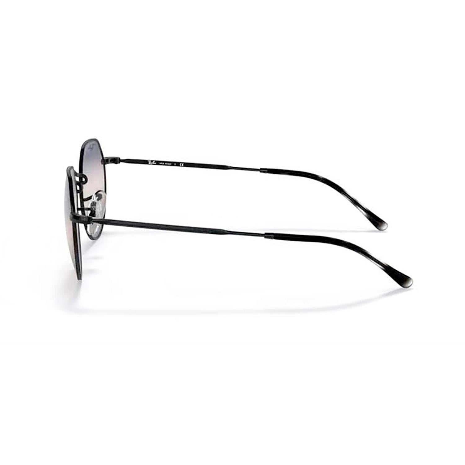 Ray-Ban RB 3565 002GE 53 Jack Unisex Siyah Metal Geometrik Güneş Gözlüğü