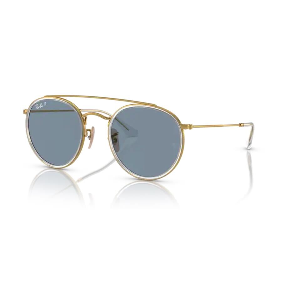 Ray-Ban RB 3647N 00102 51 Polarize Unisex Gold Metal Yuvarlak Güneş Gözlüğü