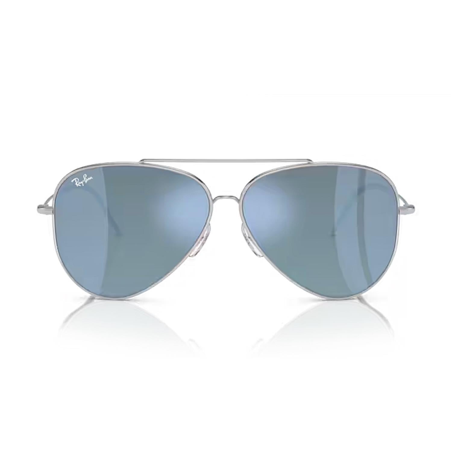 Ray-Ban RBR 0101S 003GA 62 Aviator Reverse Unisex Gümüş Aynalı Damla Güneş Gözlüğü