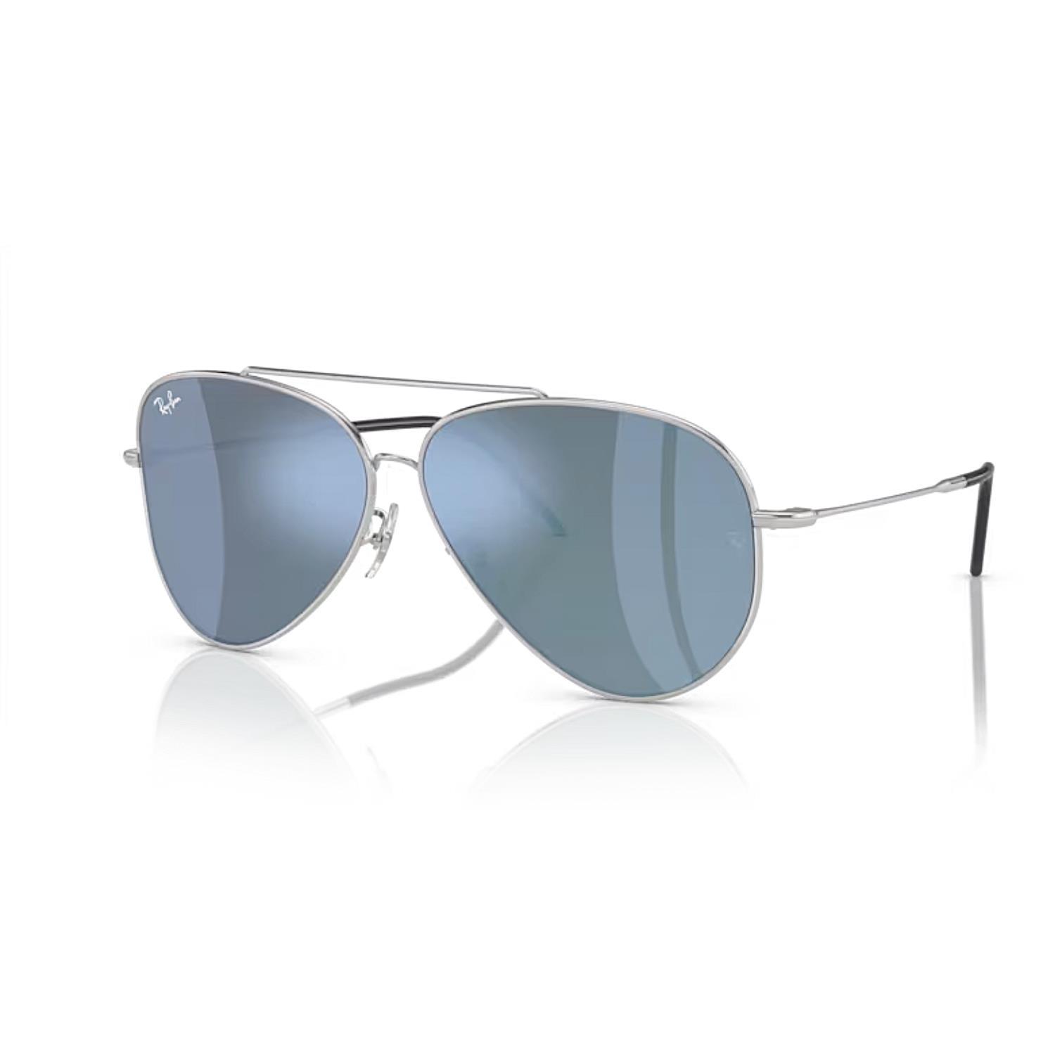 Ray-Ban RBR 0101S 003GA 62 Aviator Reverse Unisex Gümüş Aynalı Damla Güneş Gözlüğü