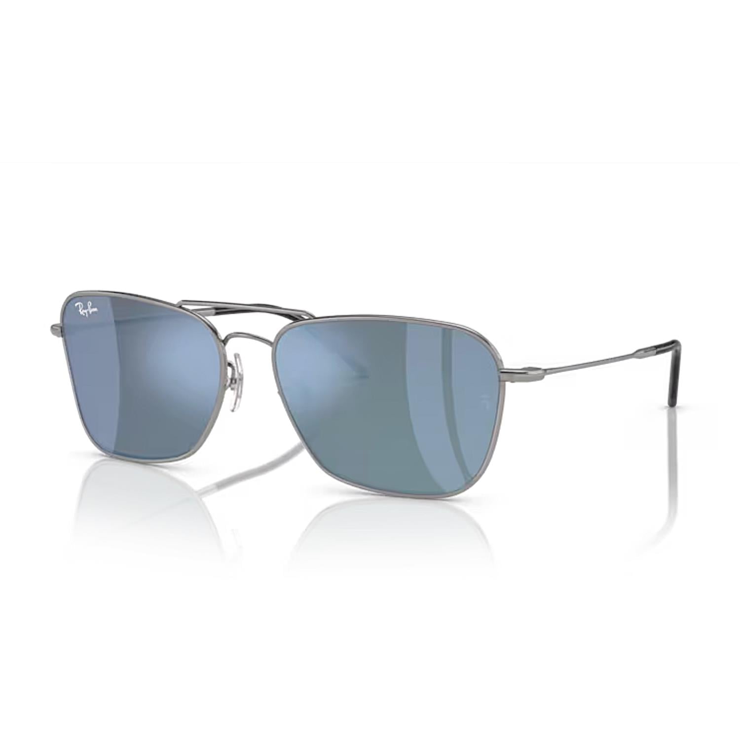 Ray-Ban RBR 0102S 004GA 58 Caravan Reverse Unisex Bronz Aynalı Güneş Gözlüğü 