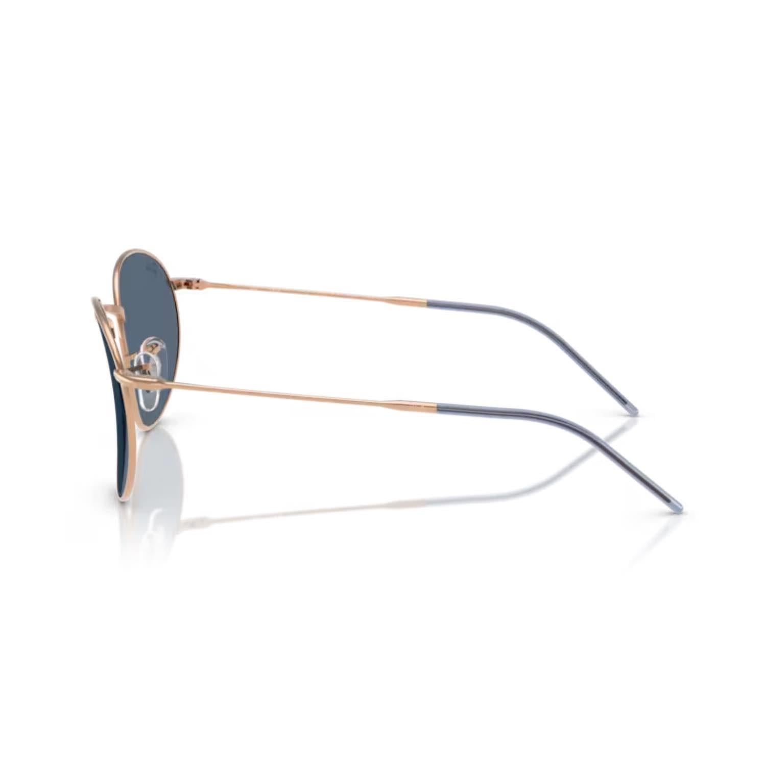 Ray-Ban RBR 0103S 92023A 53 Round Reverse Unisex Oval Bronz Metal Güneş Gözlüğü