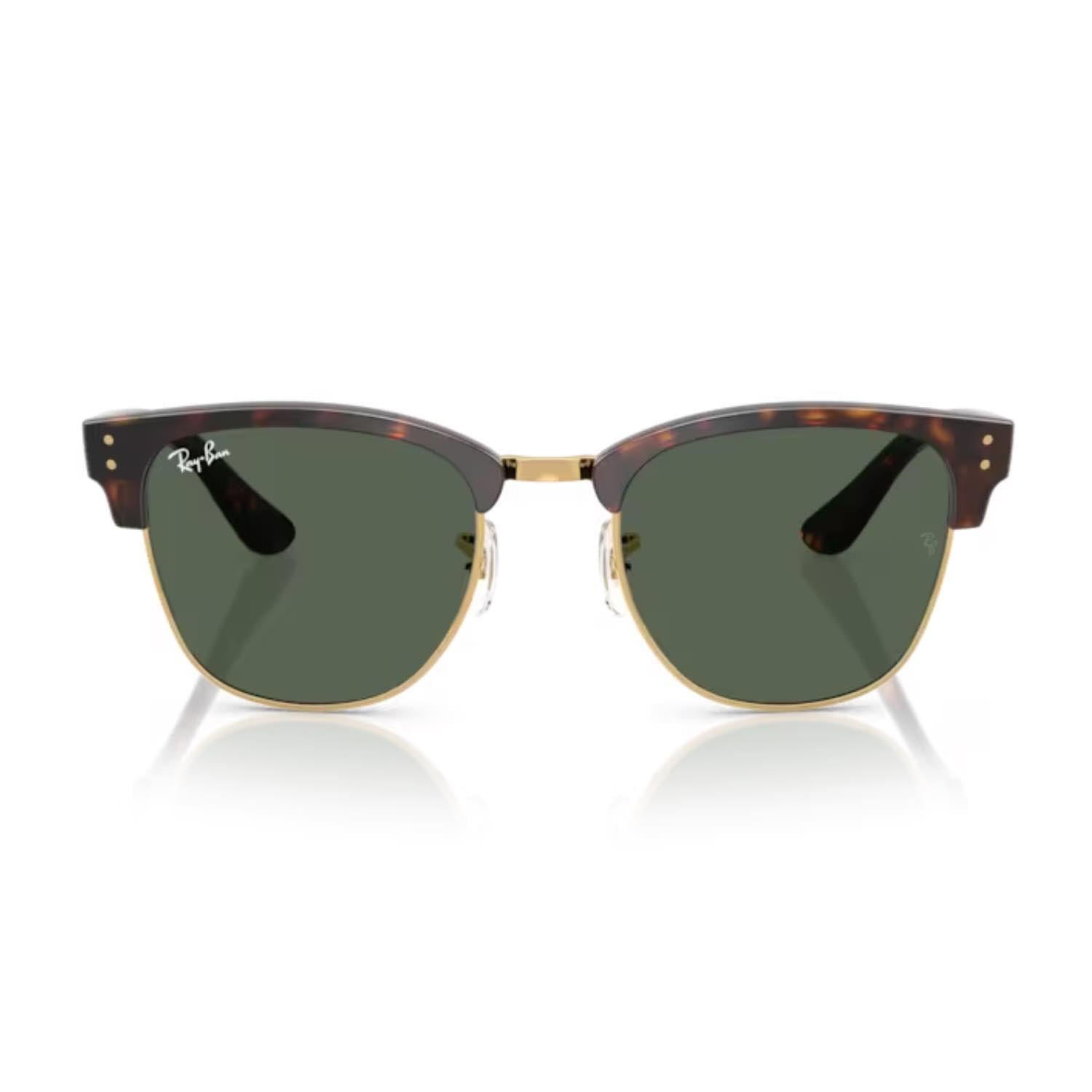 Ray-Ban RBR 0504S 1359VR 51 Clubmaster Reverse Unisex Oval Kırçıllı Kahverengi Kombine Güneş Gözlüğü