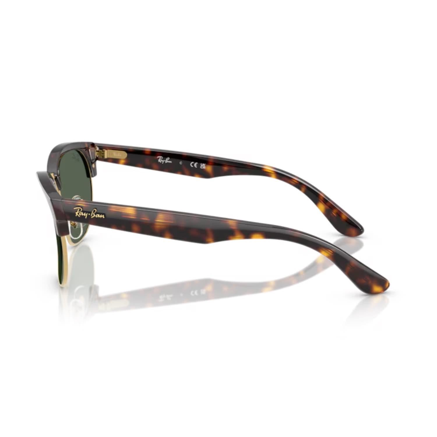 Ray-Ban RBR 0504S 1359VR 51 Clubmaster Reverse Unisex Oval Kırçıllı Kahverengi Kombine Güneş Gözlüğü