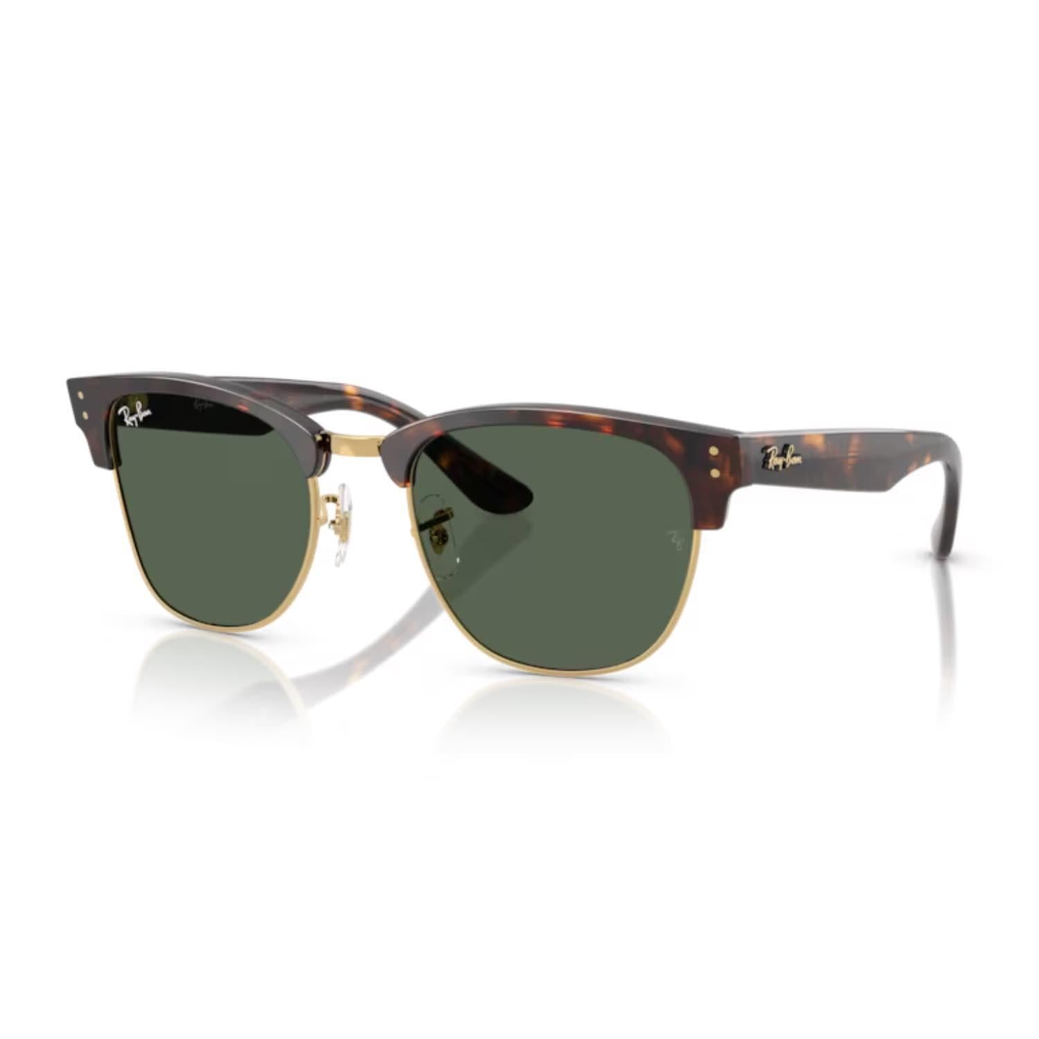 Ray-Ban RBR 0504S 1359VR 54 Clubmaster Reverse Unisex Oval Kırçıllı Kahverengi Kombine Güneş Gözlüğü