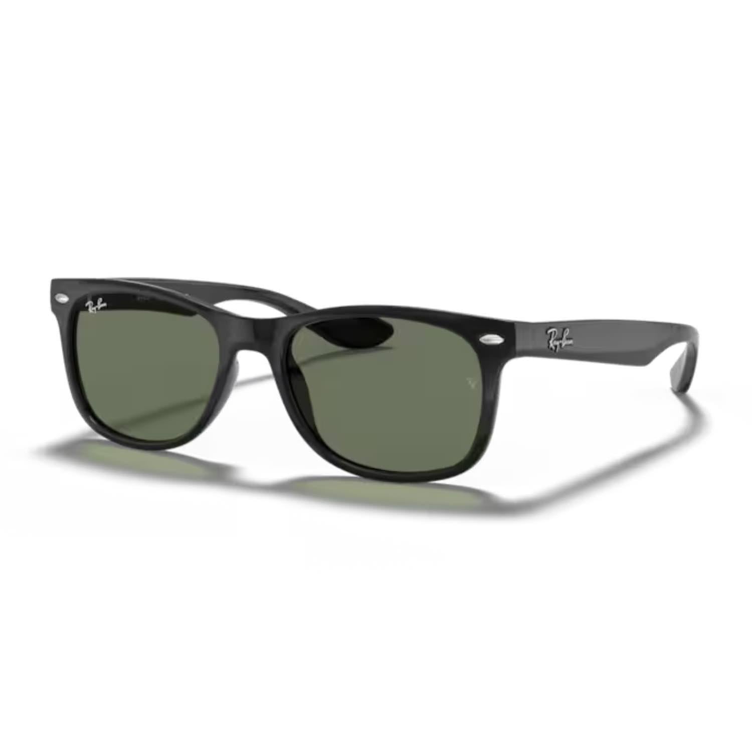 Ray-Ban RJ 9052S 10071 47 Çocuk Oval Siyah Kemik Güneş Gözlüğü