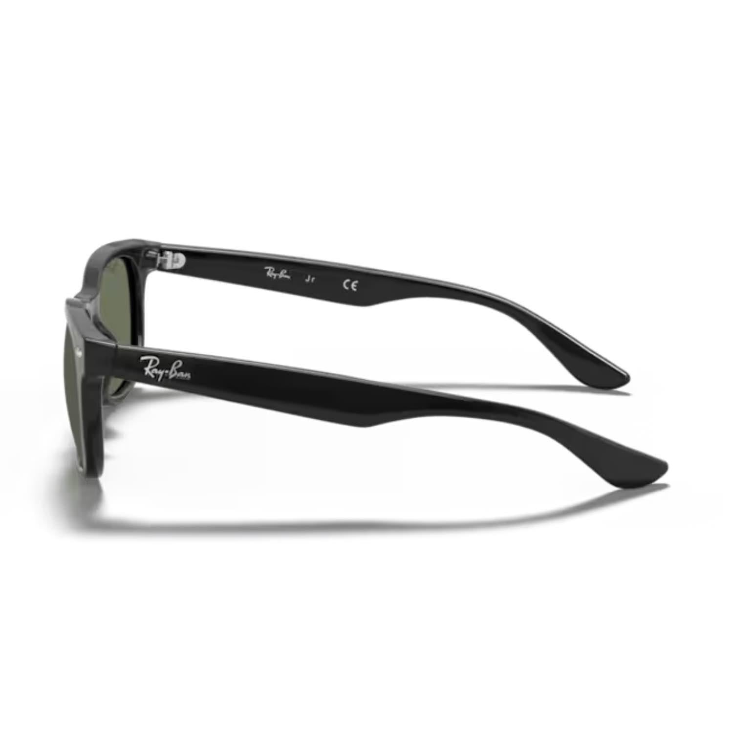 Ray-Ban RJ 9052S 10071 47 Çocuk Oval Siyah Kemik Güneş Gözlüğü