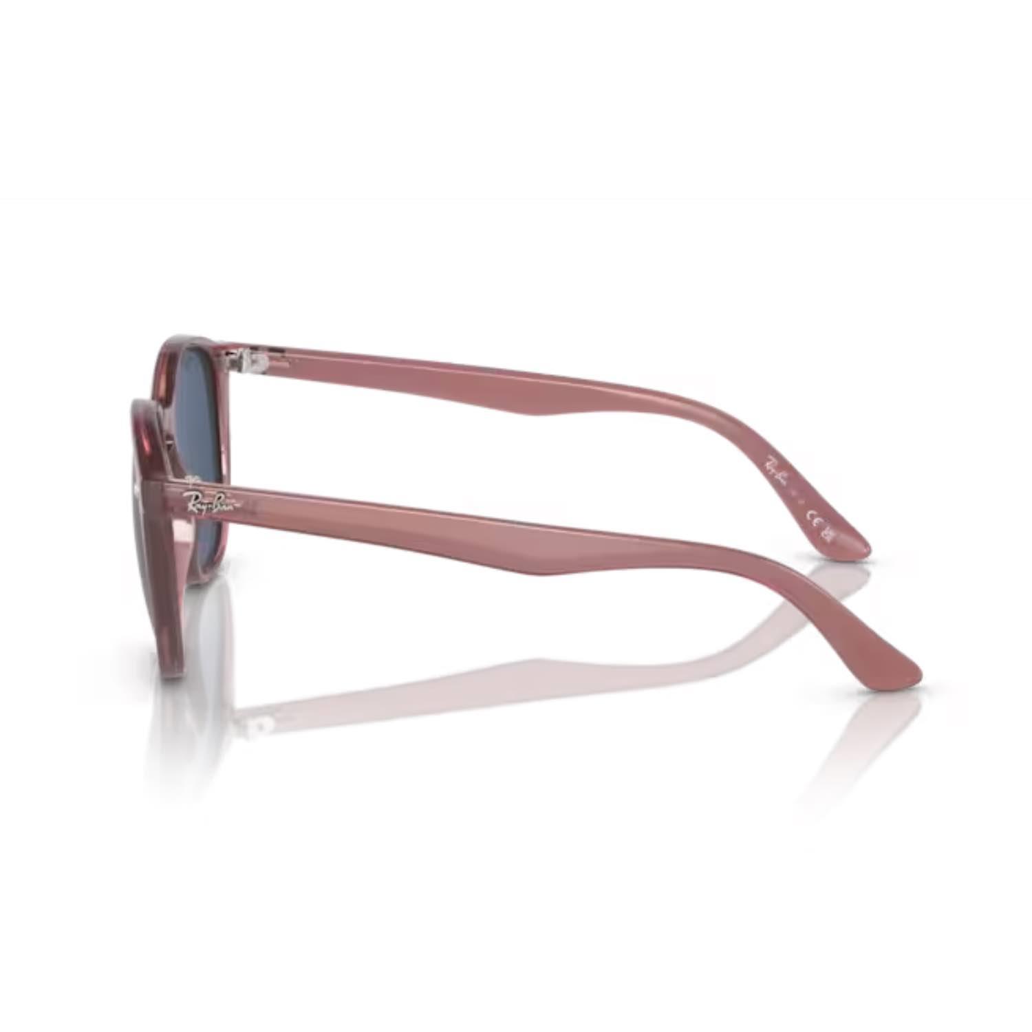 Ray-Ban RJ 9070S 715680 46 Çocuk Oval Pembe Kemik Güneş Gözlüğü