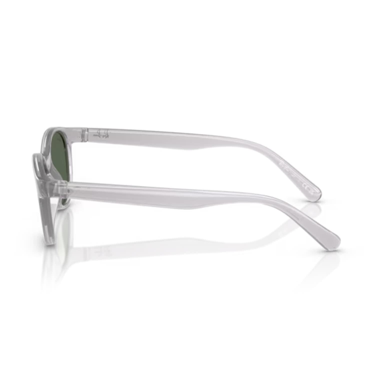 Ray-Ban RJ 9080S 717171 45 Çocuk Oval Şeffaf Gri Kemik Güneş Gözlüğü