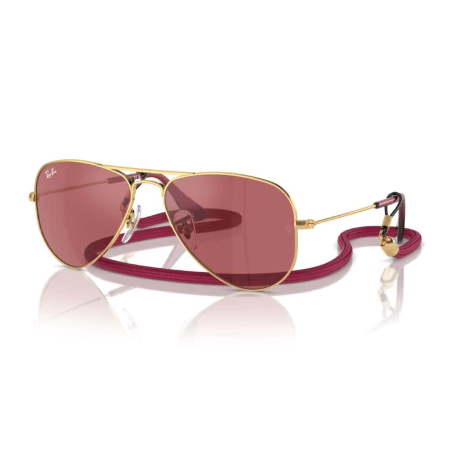 Ray-Ban RJ 9506S 223B5 52 Çocuk Pilot Gold Metal Güneş Gözlüğü