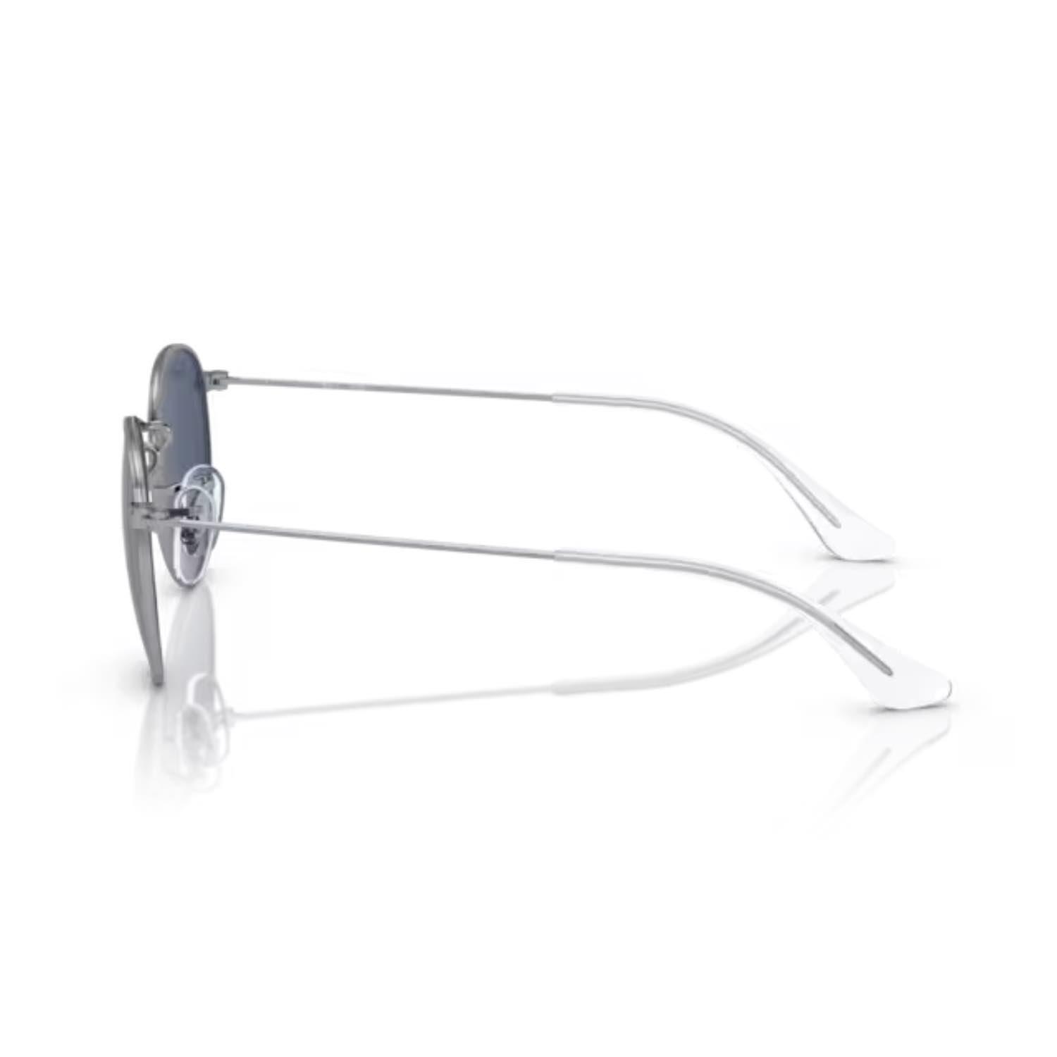 Ray-Ban RJ 9547S 21280 44 Çocuk Oval Gri Metal Güneş Gözlüğü